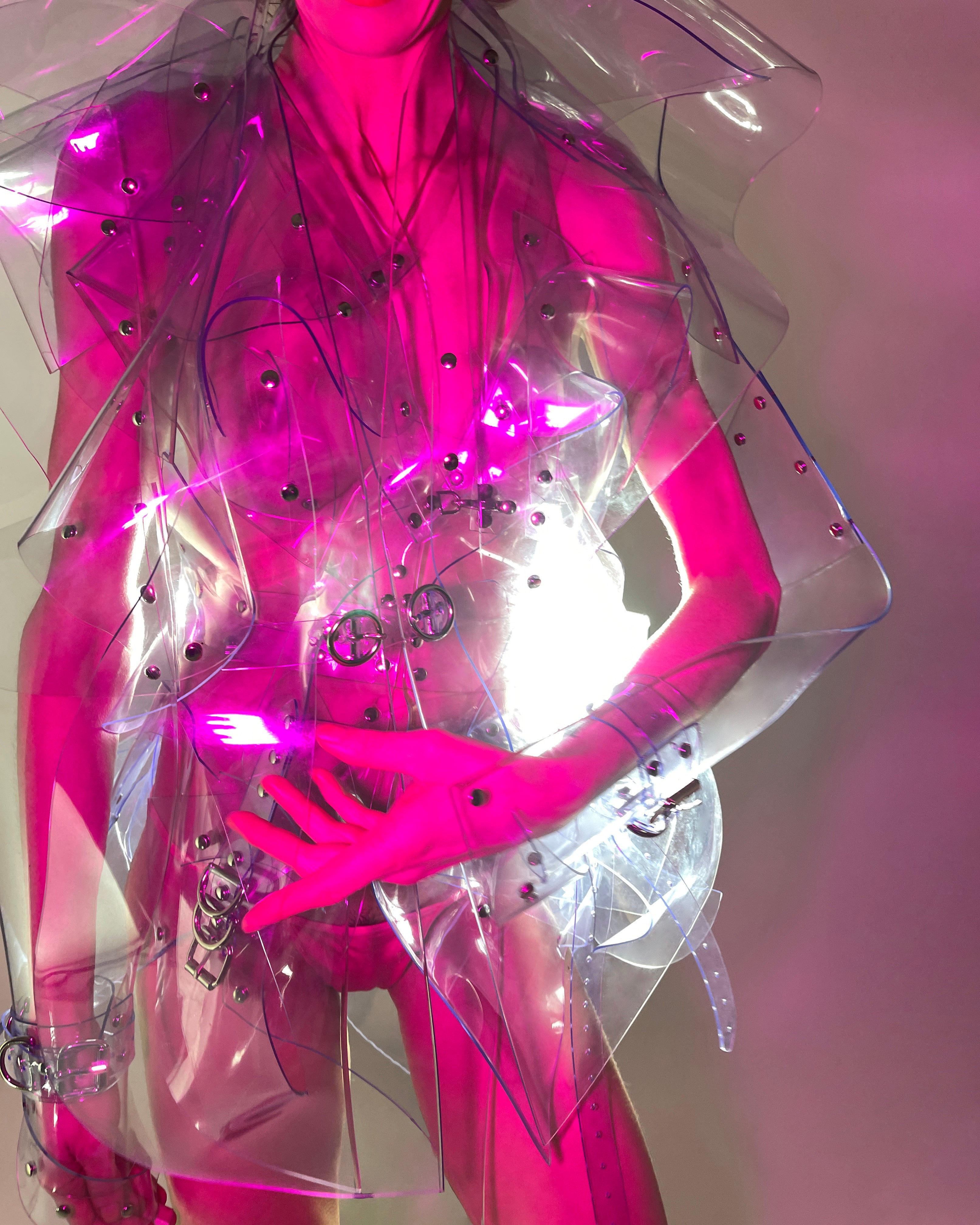 Jivomir Domoustchiev full body armour samurai woman cosplay future robot superhero love vegan sculpture design collectible art