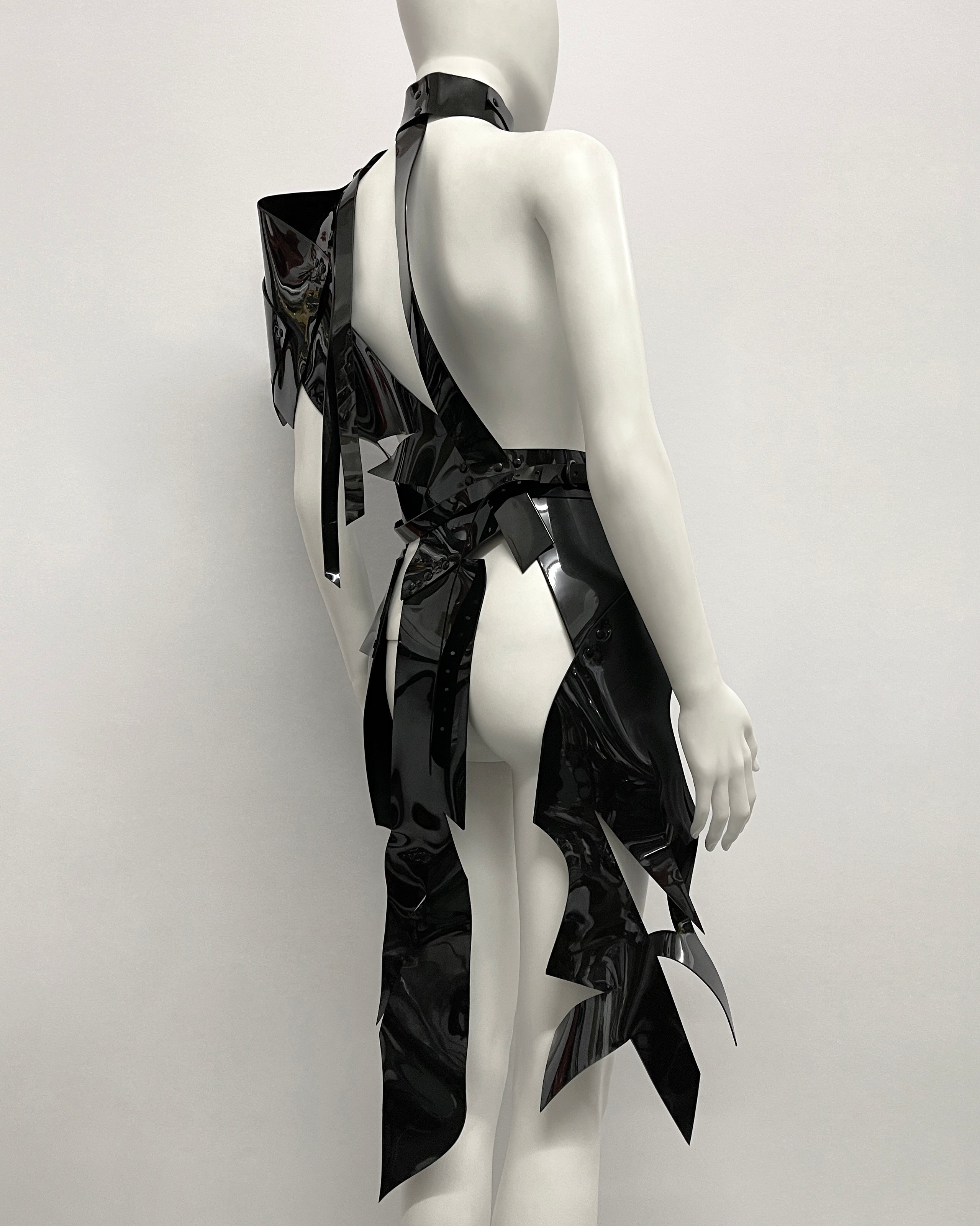 Jivomir Domoustchiev sculpture half dress superhero cosplay luxury future design love modernity  vegan couture