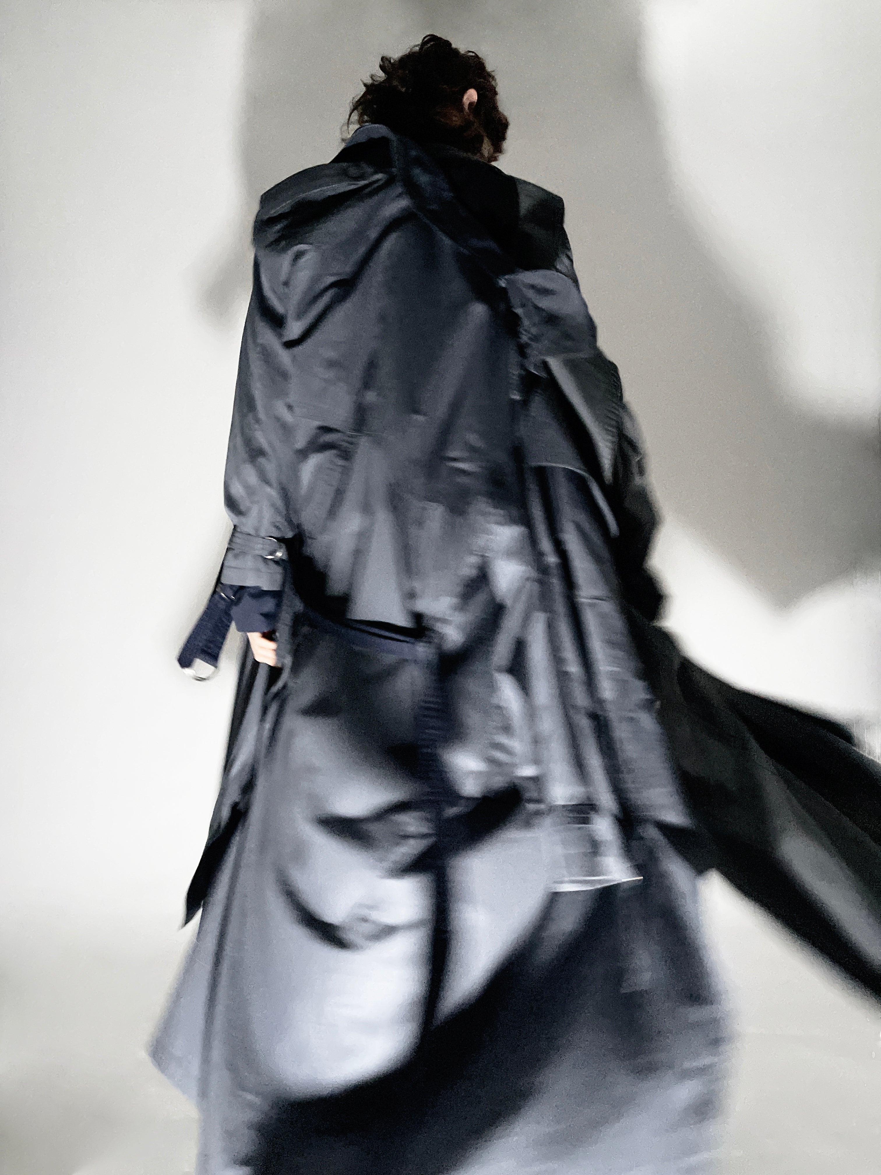 Triple Trench cotton Reimagined trench coat Hand crafted to order Jivomir Domoustchiev ultimate must have trench coat
