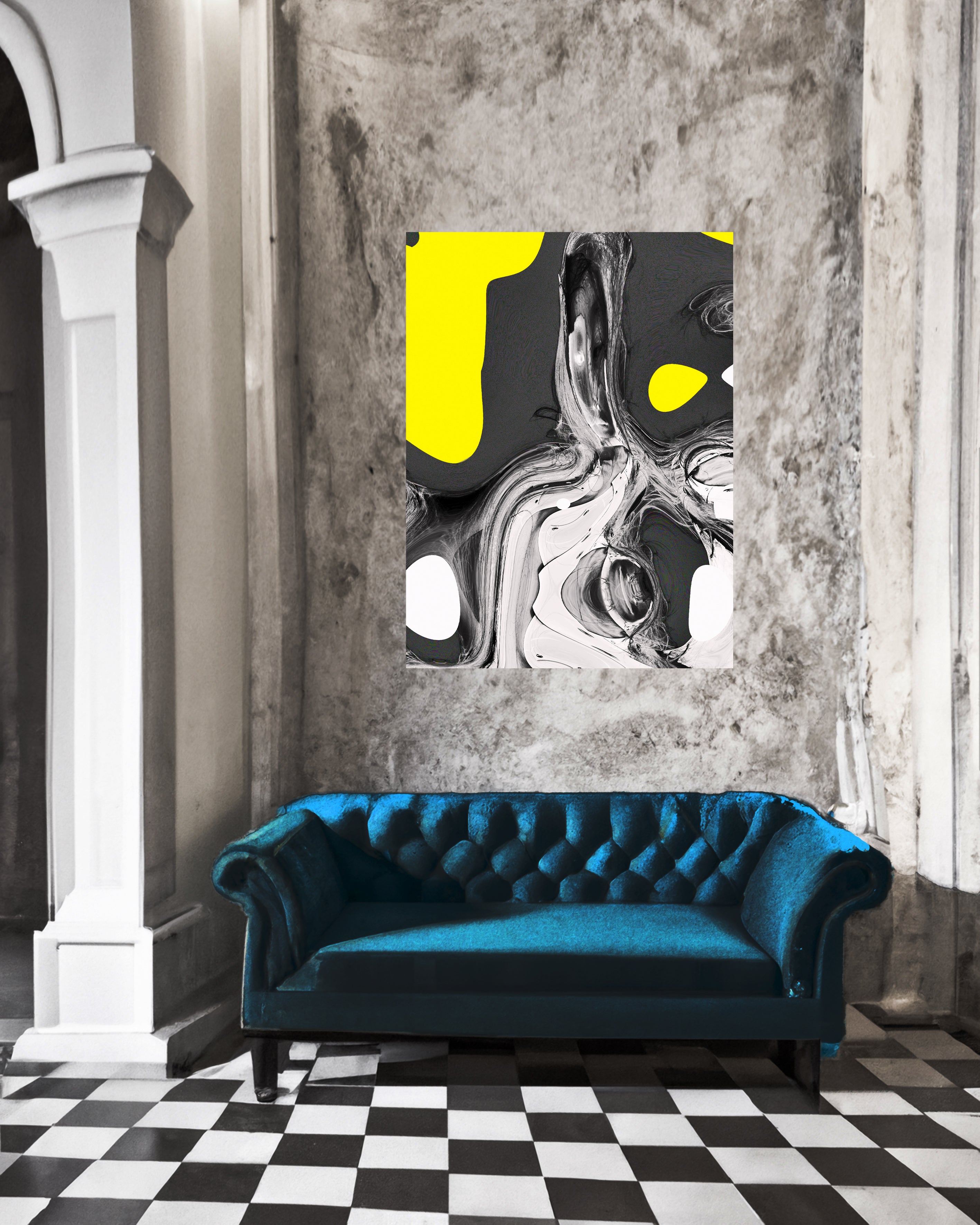 Jivomir Domoustchiev wall art metal print limited edition artistic expression love modernity futurism pop art