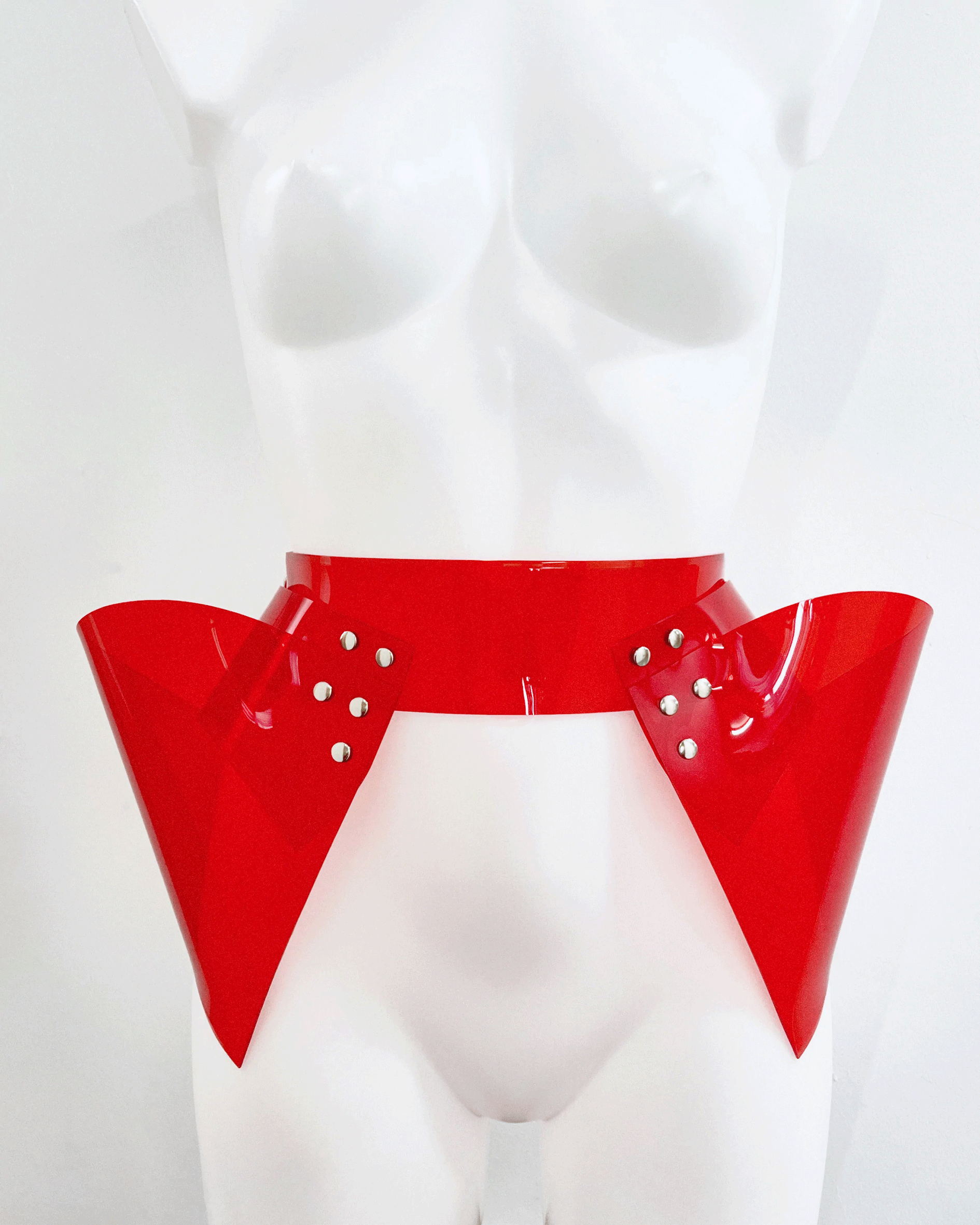 Jivomir Domoustchiev hipster belt vegan vinyl future love superhero kink fetish designer luxury tailoring must