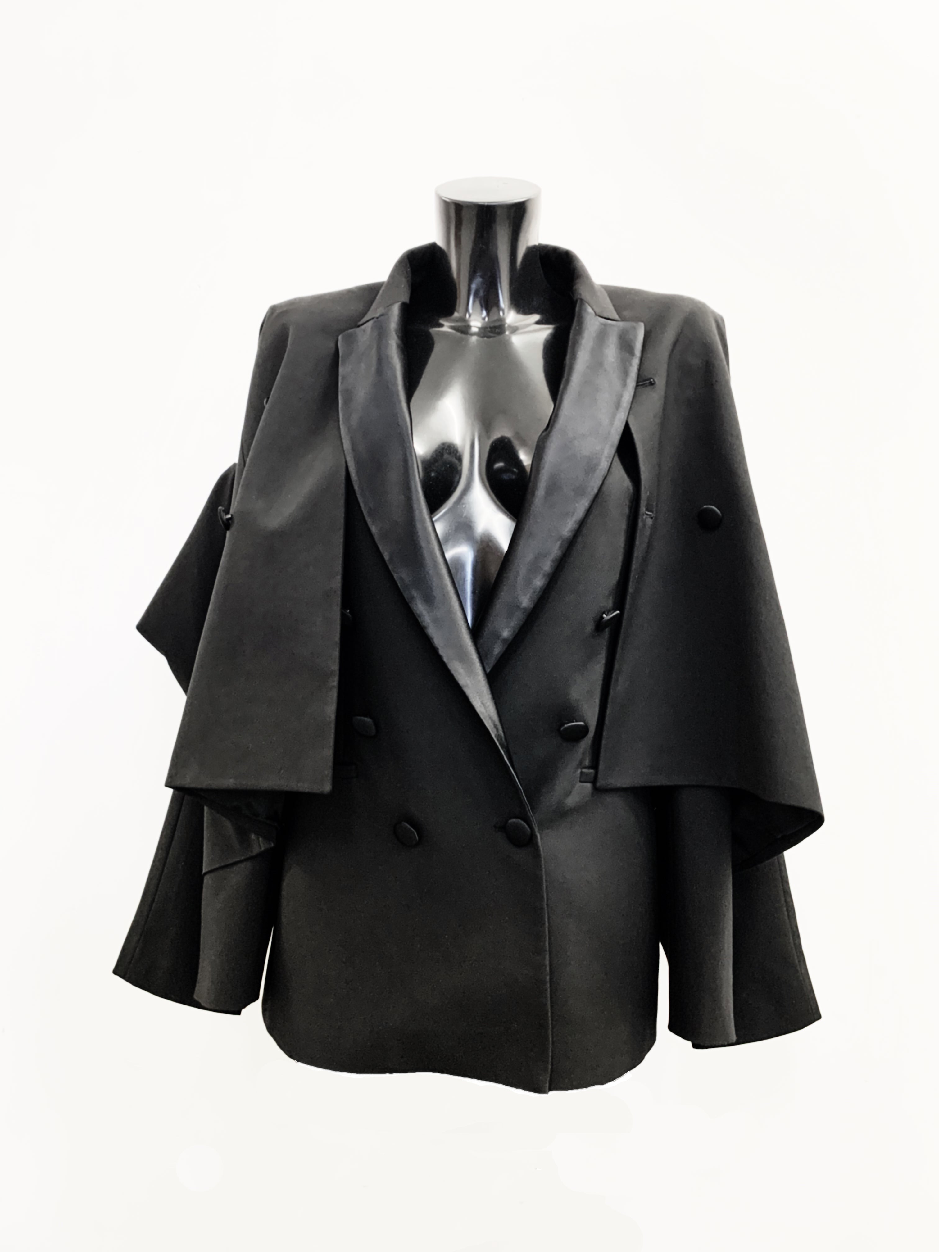 Jivomir Domoustchiev tailored reimagined repurposed tailoring suit dress hand crafted to order tailoring re purpose redesign remake future fashion couture hand crafted to order