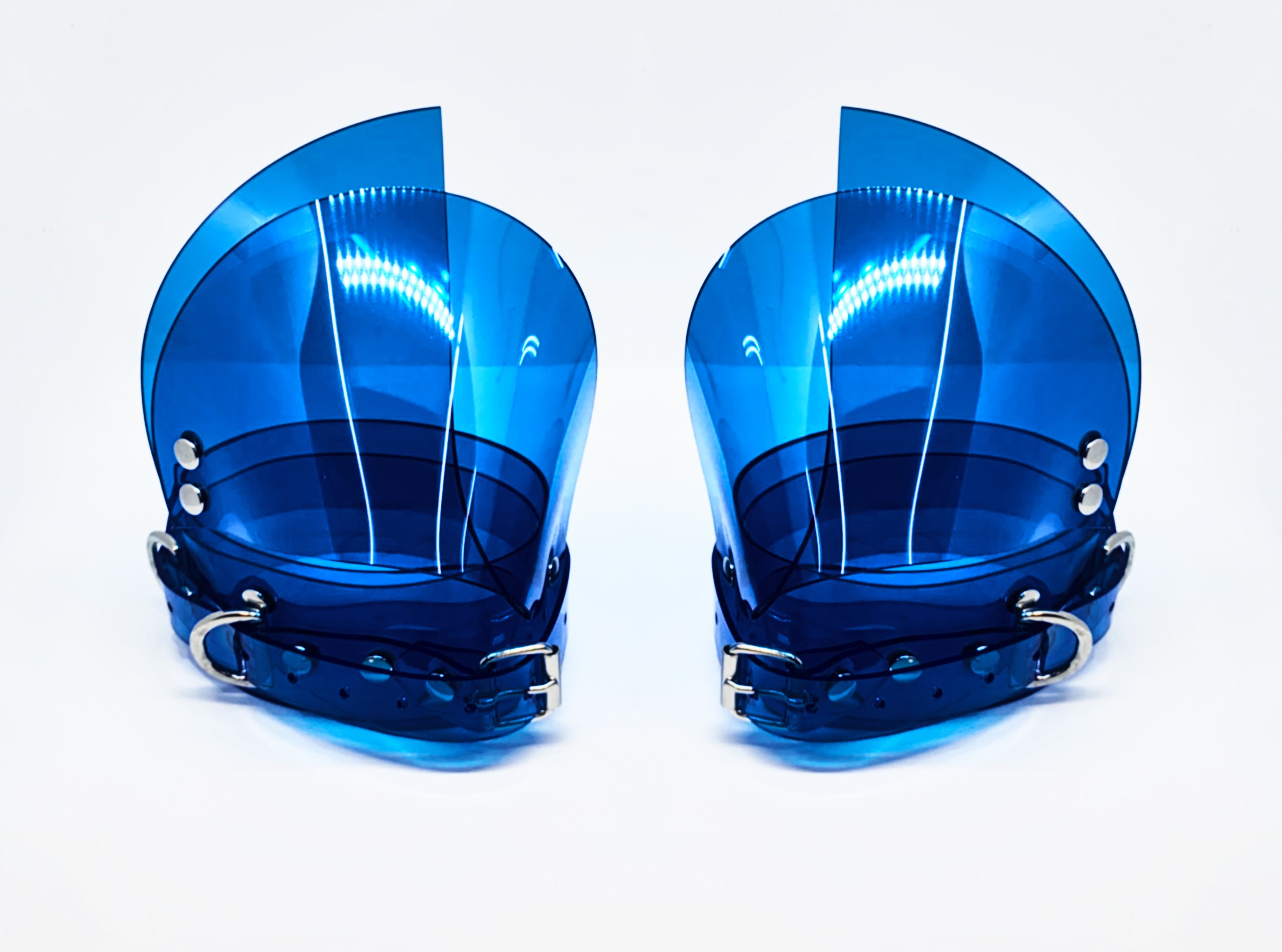 Jivomir Domoustchiev vegan vinyl pvc fashion wearable sculpture hand crafted to order only in East London Atelier independent luxury brand dress collar choker belt