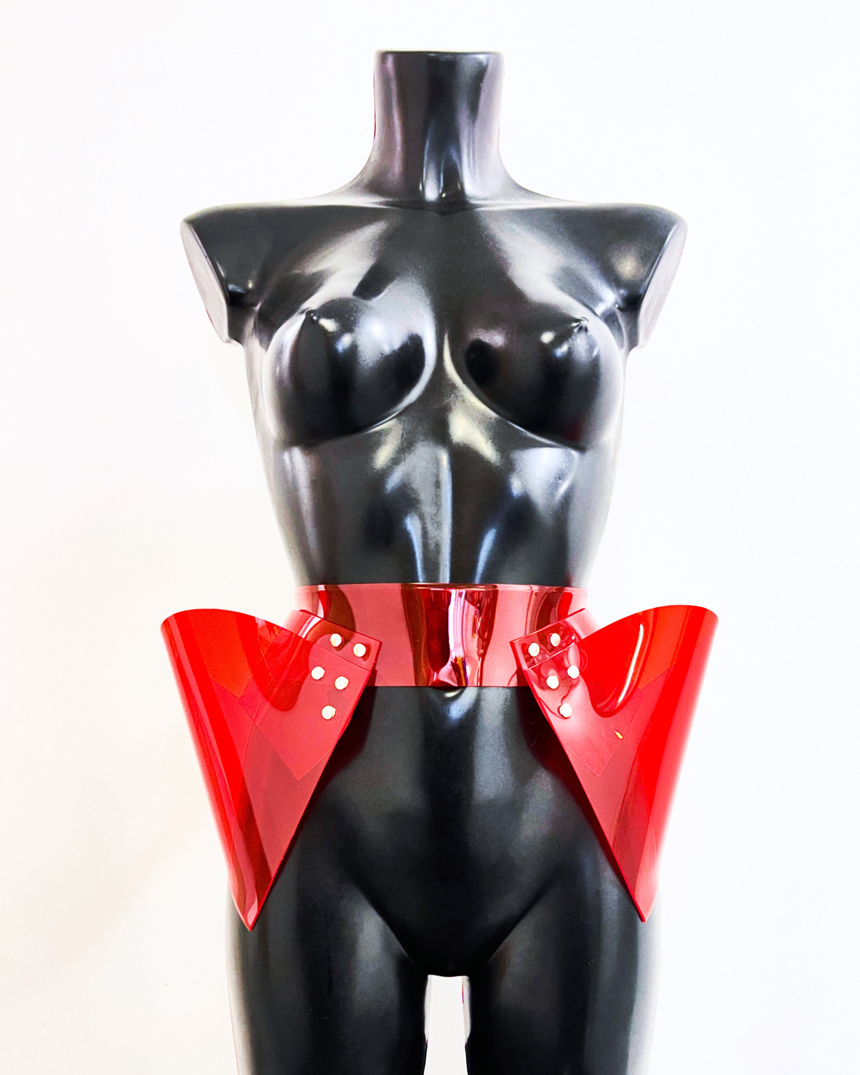 Jivomir Domoustchiev hipster belt vegan vinyl future love superhero kink fetish designer luxury tailoring must