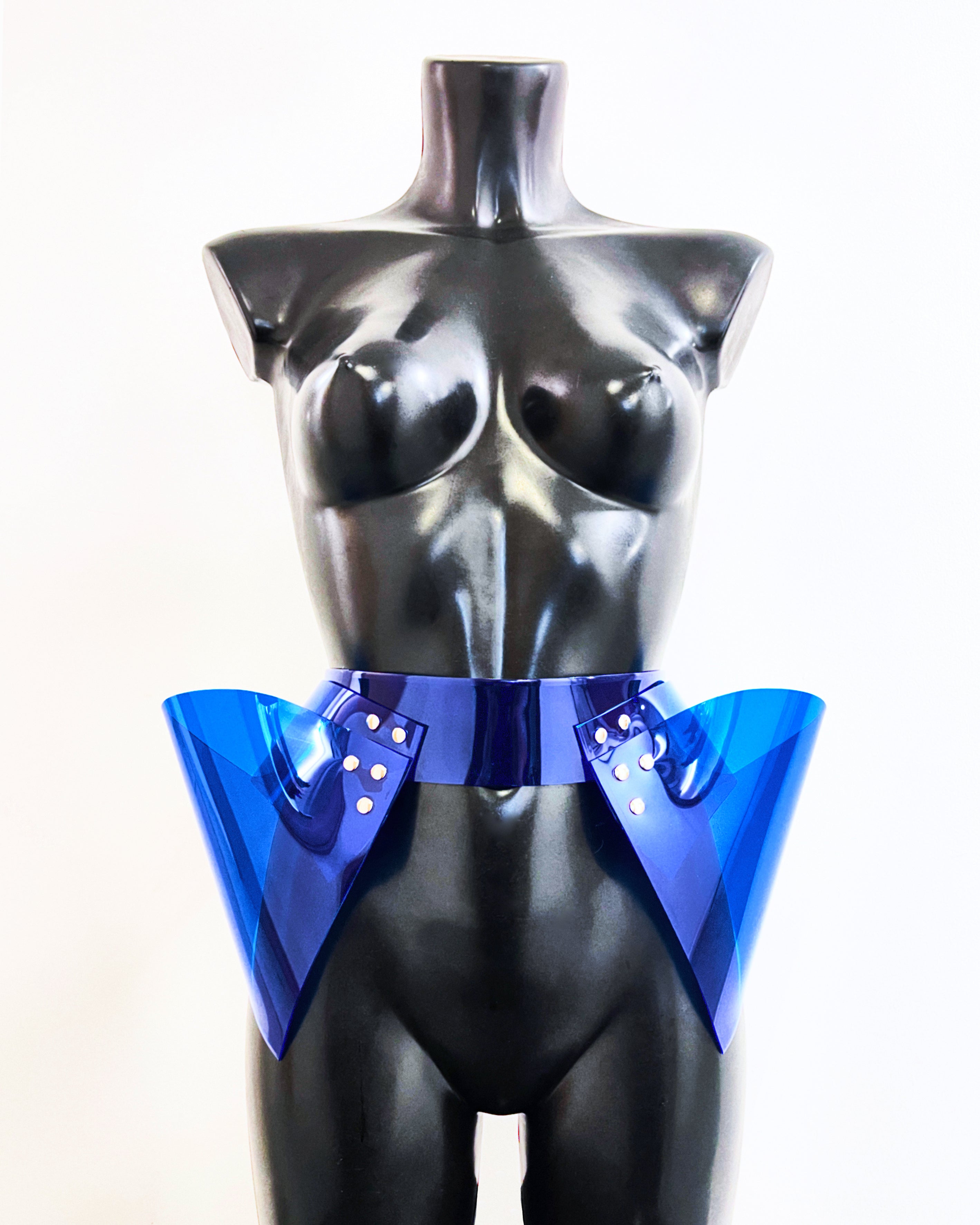 Jivomir Domoustchiev hipster belt vegan vinyl future love superhero kink fetish designer luxury tailoring must