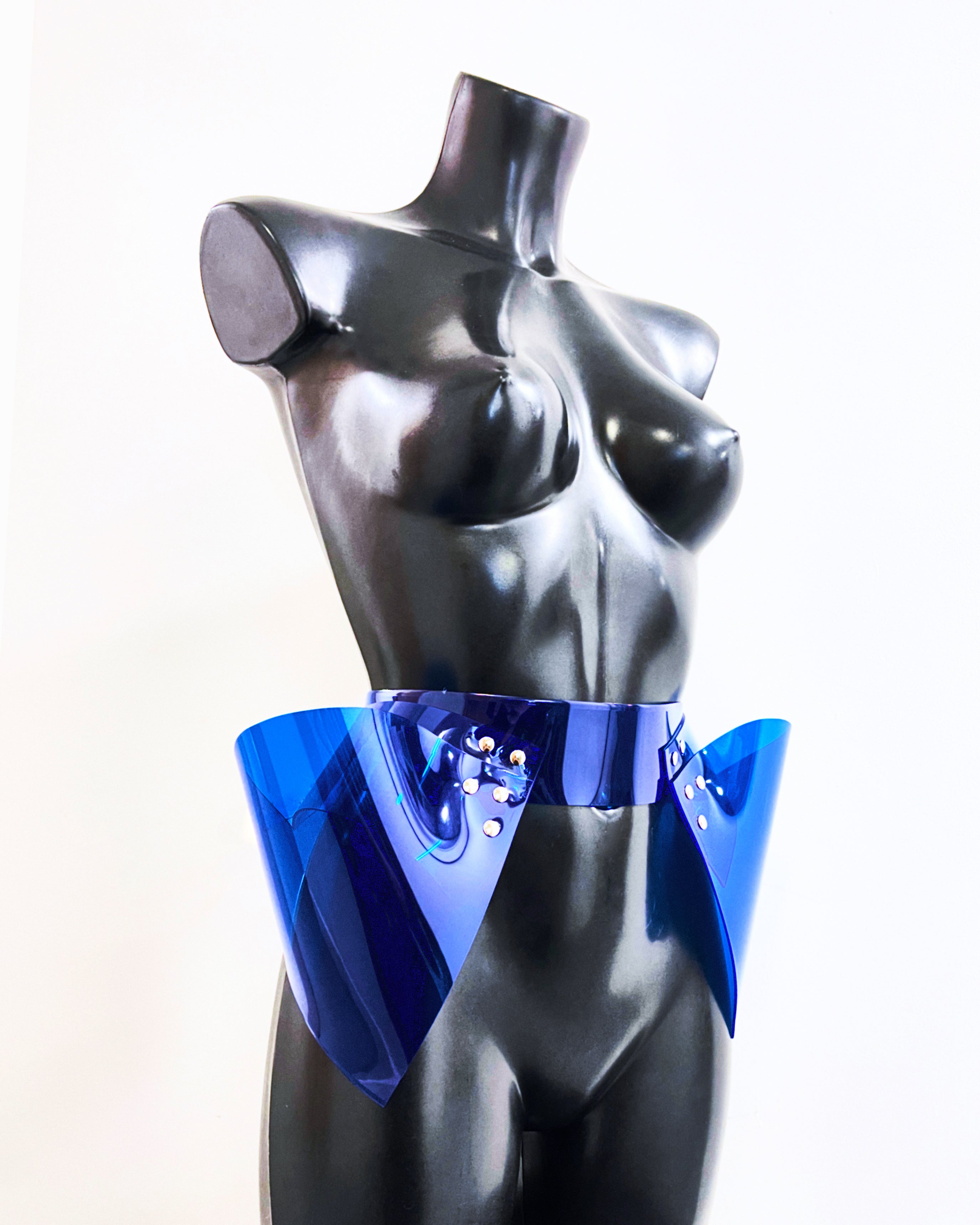 Jivomir Domoustchiev hipster belt vegan vinyl future love superhero kink fetish designer luxury tailoring must