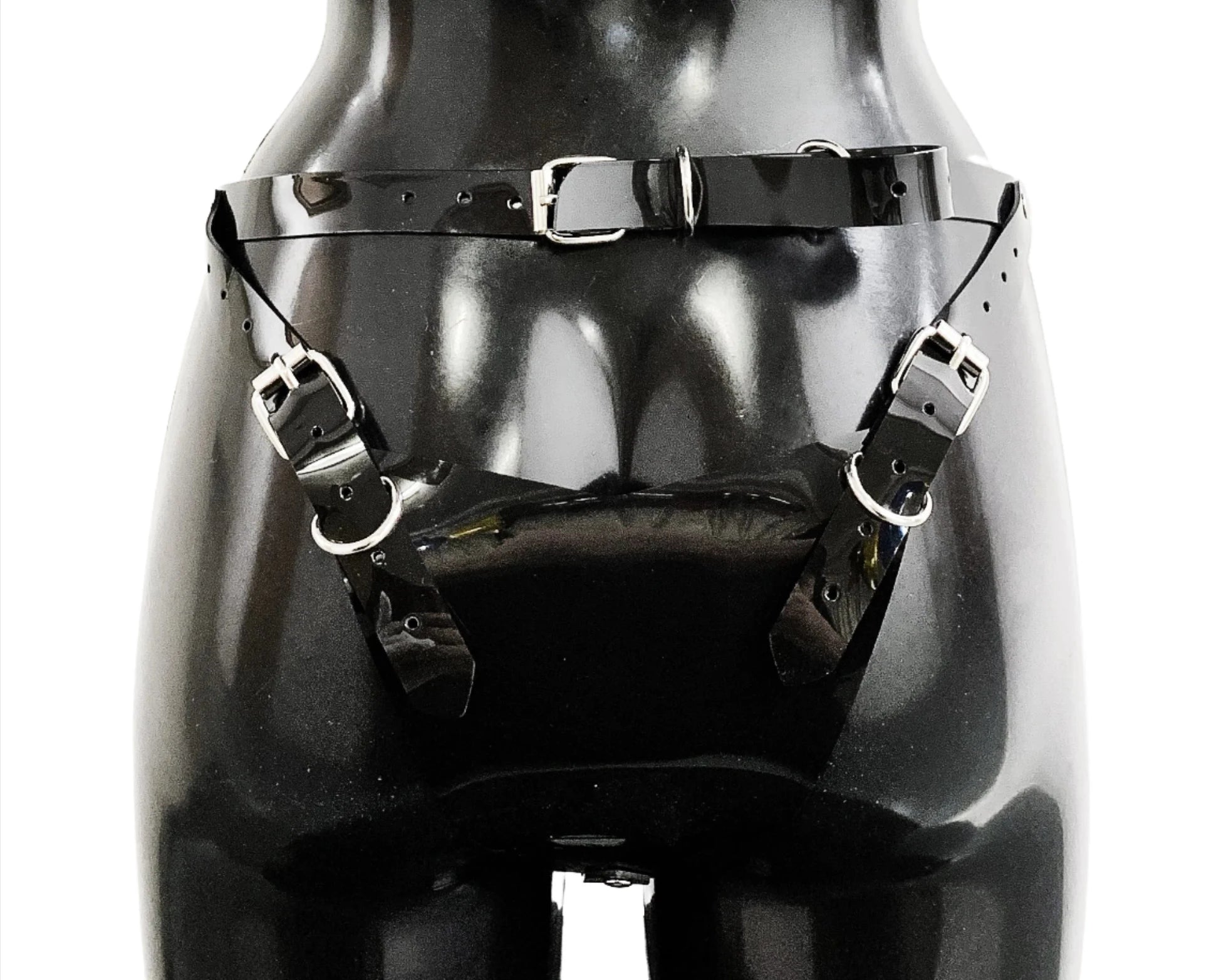 Jivomir Domoustchiev vegan vinyl pvc fashion wearable sculpture hand crafted to order only in East London Atelier independent luxury brand