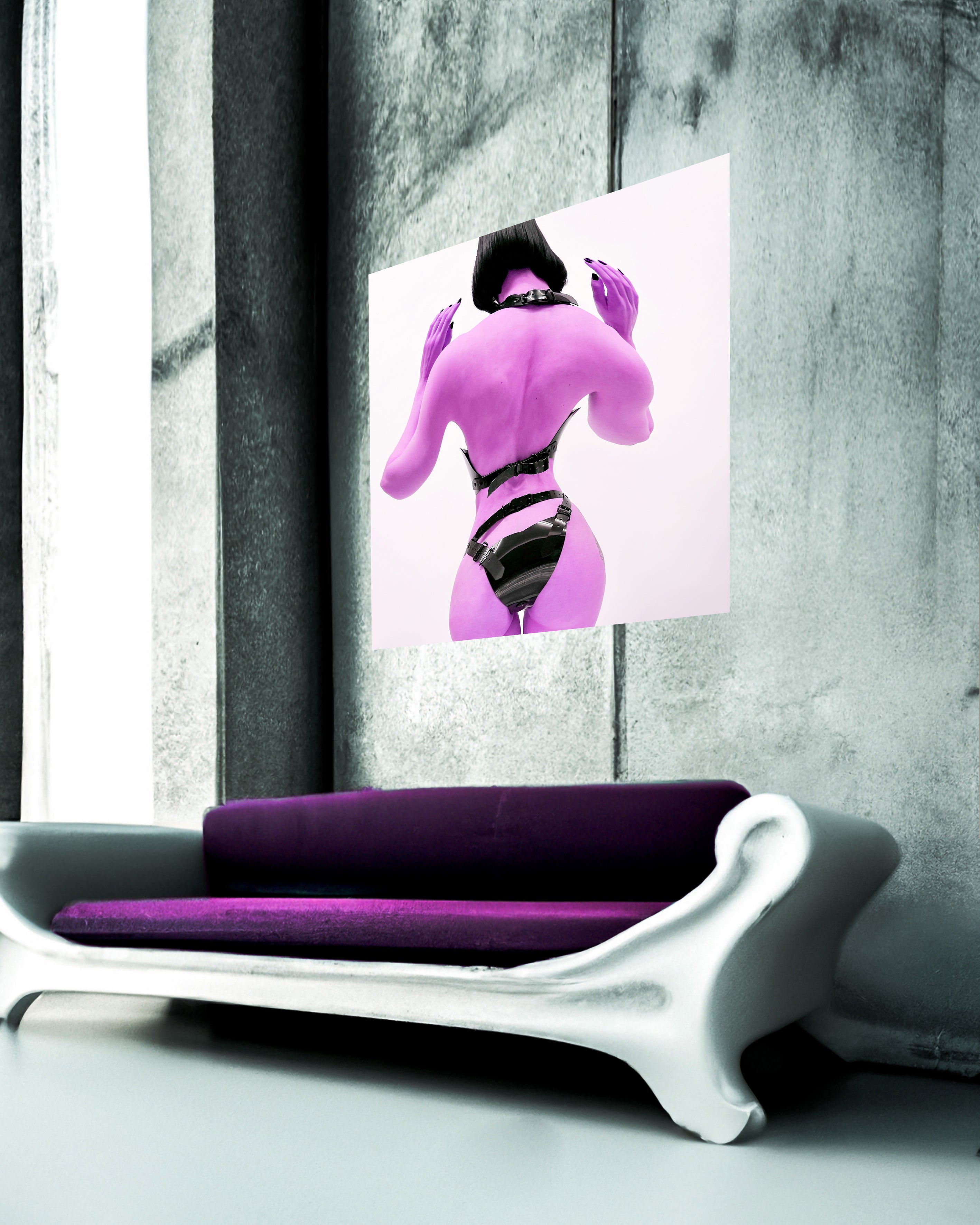 Jivomir Domoustchiev wall art metal print limited edition artistic expression love modernity futurism pop art