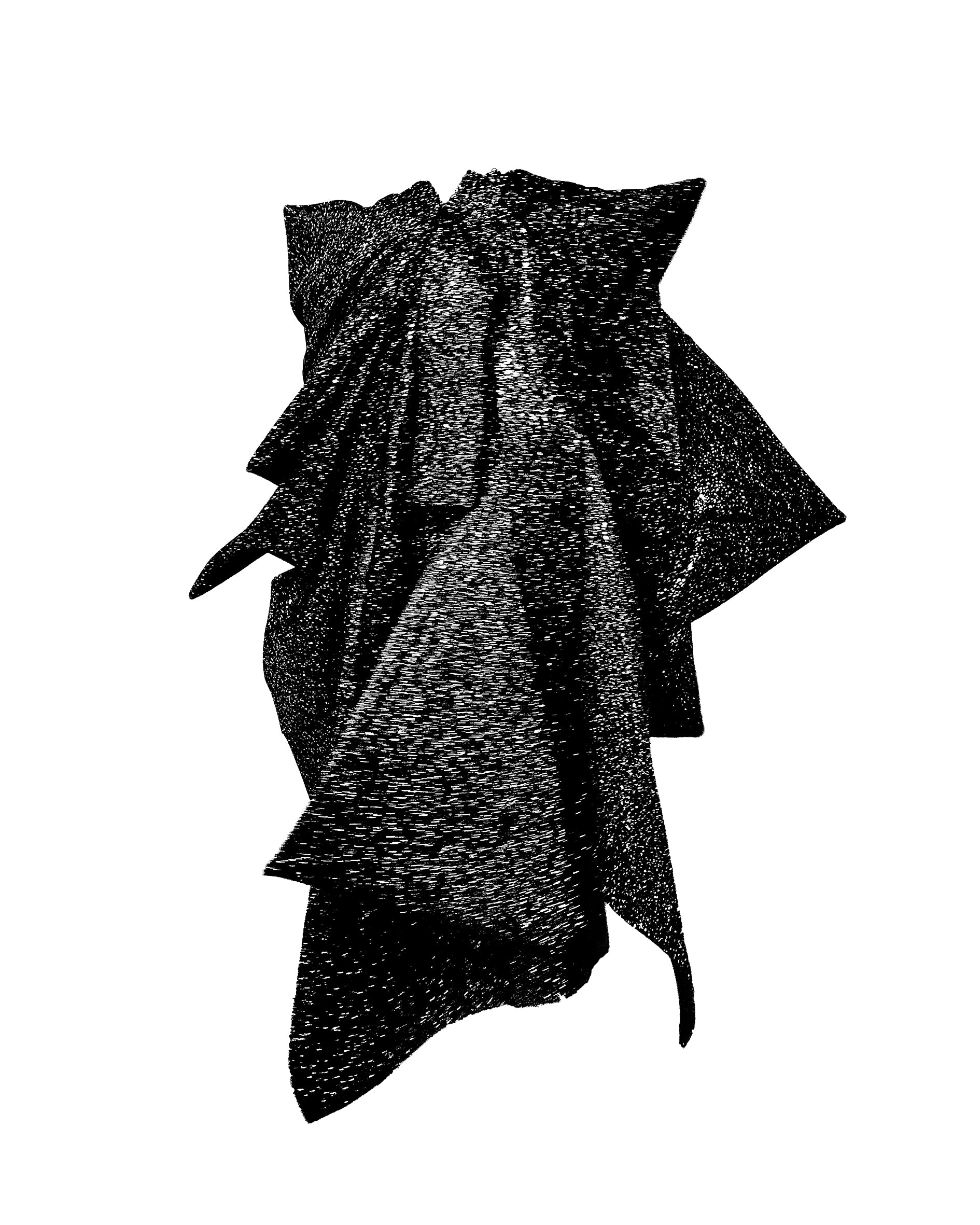 Jivomir Domoustchiev vegan vinyl pvc fashion wearable sculpture hand crafted to order only in East London Atelier independent luxury glitter sculpture coat designer art fashion