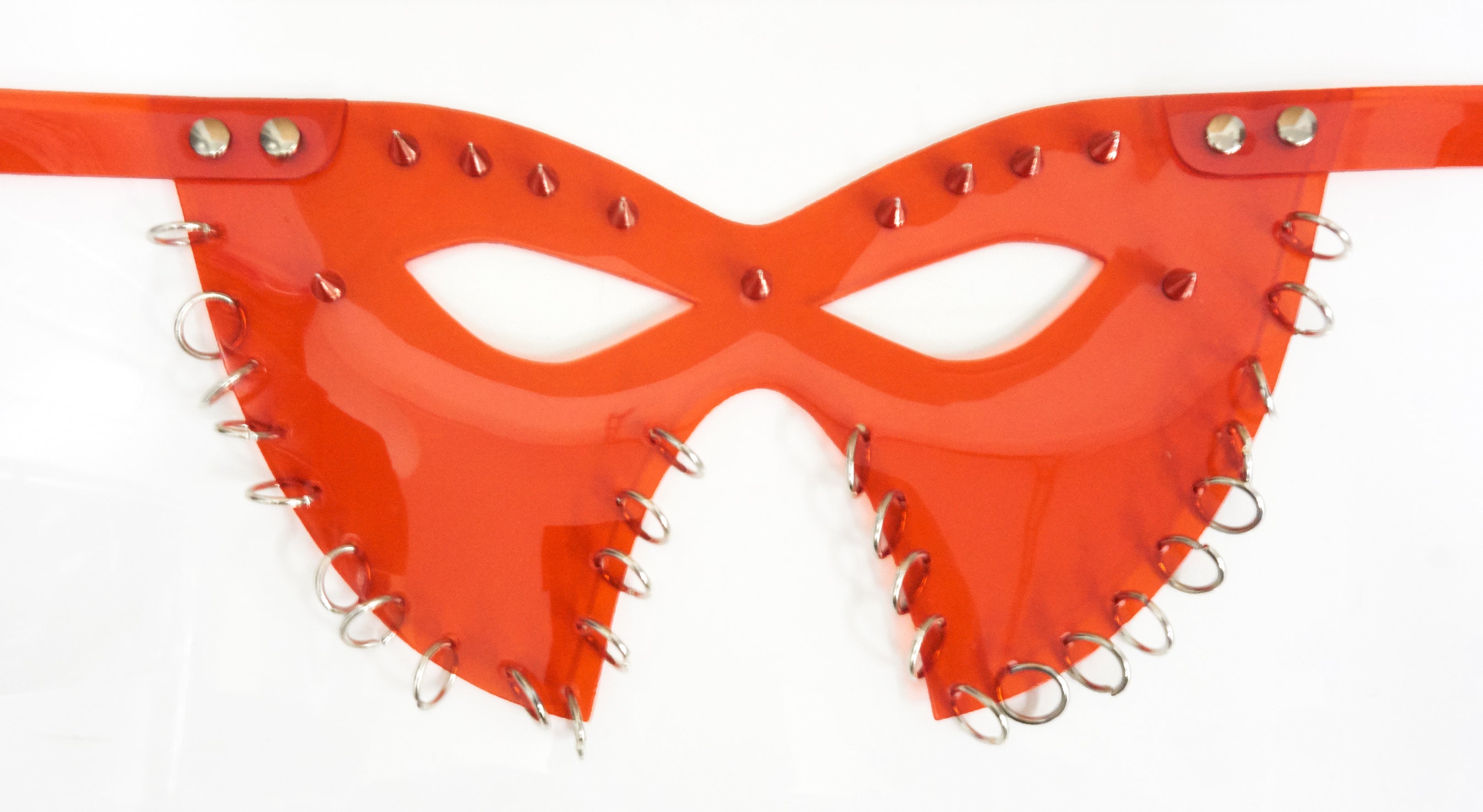 Jivomir Domoustchiev We are all Superhero's vegan vinyl studded maskJivomir Domoustchiev We are all Superhero's vegan vinyl studded mask carnival mardi gras cosplay