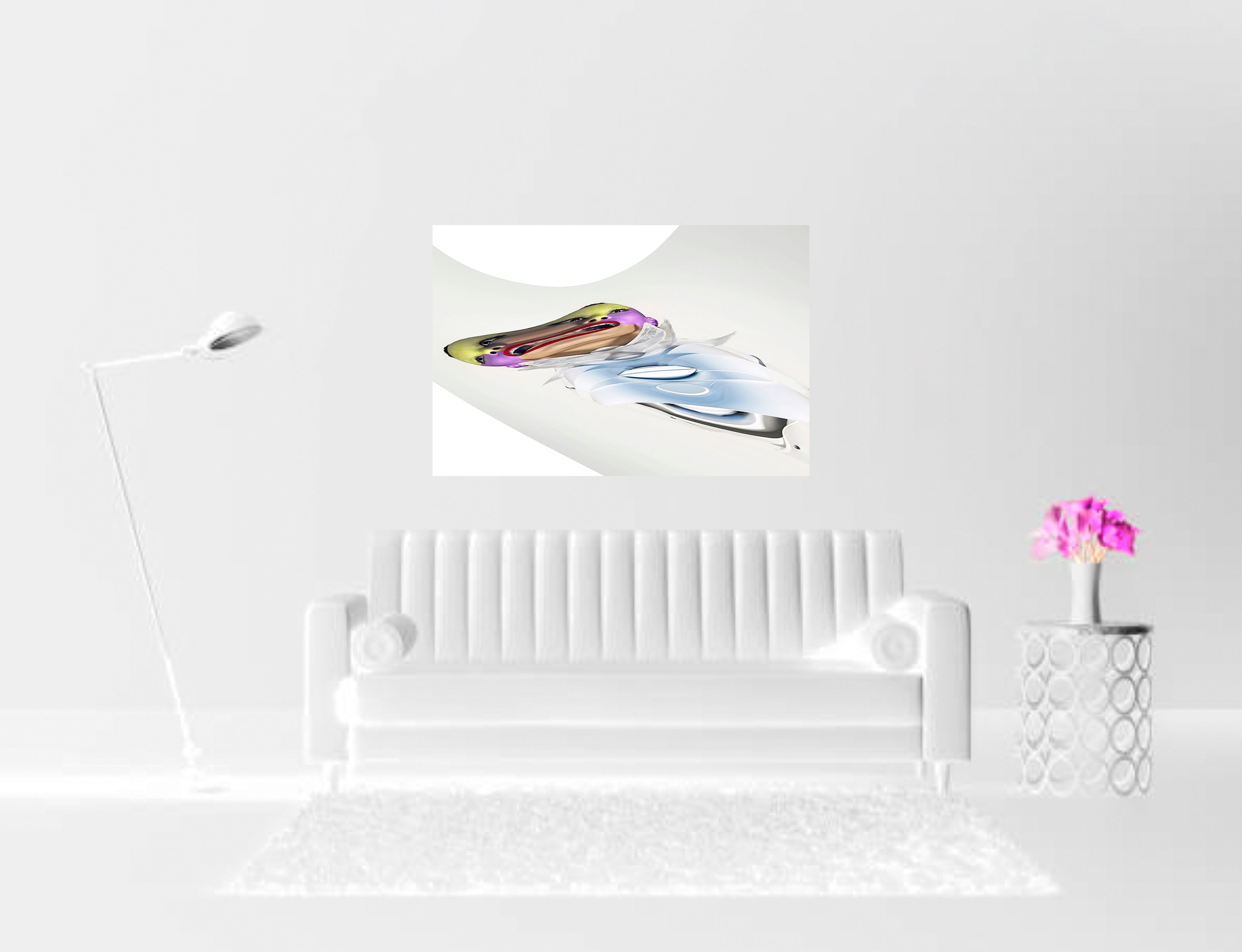 Jivomir Domoustchiev Pop Art digital art future fashion nft artistic expression love present poster metal print collectible fashion photography modern brutalist feminist designer creator futurism wall art interior design furniture couch sofa london berlin new york