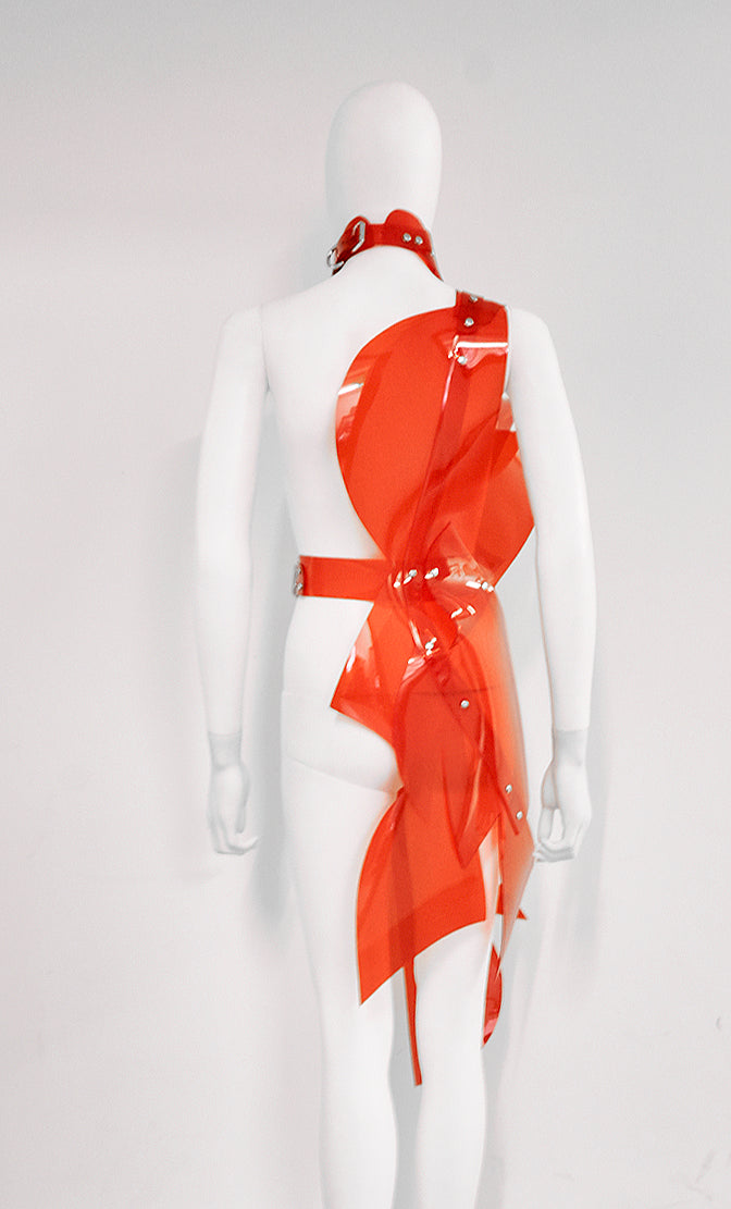 Jivomir Domoustchiev sculpture half dress superhero cosplay luxury future design love modernity vegan couture