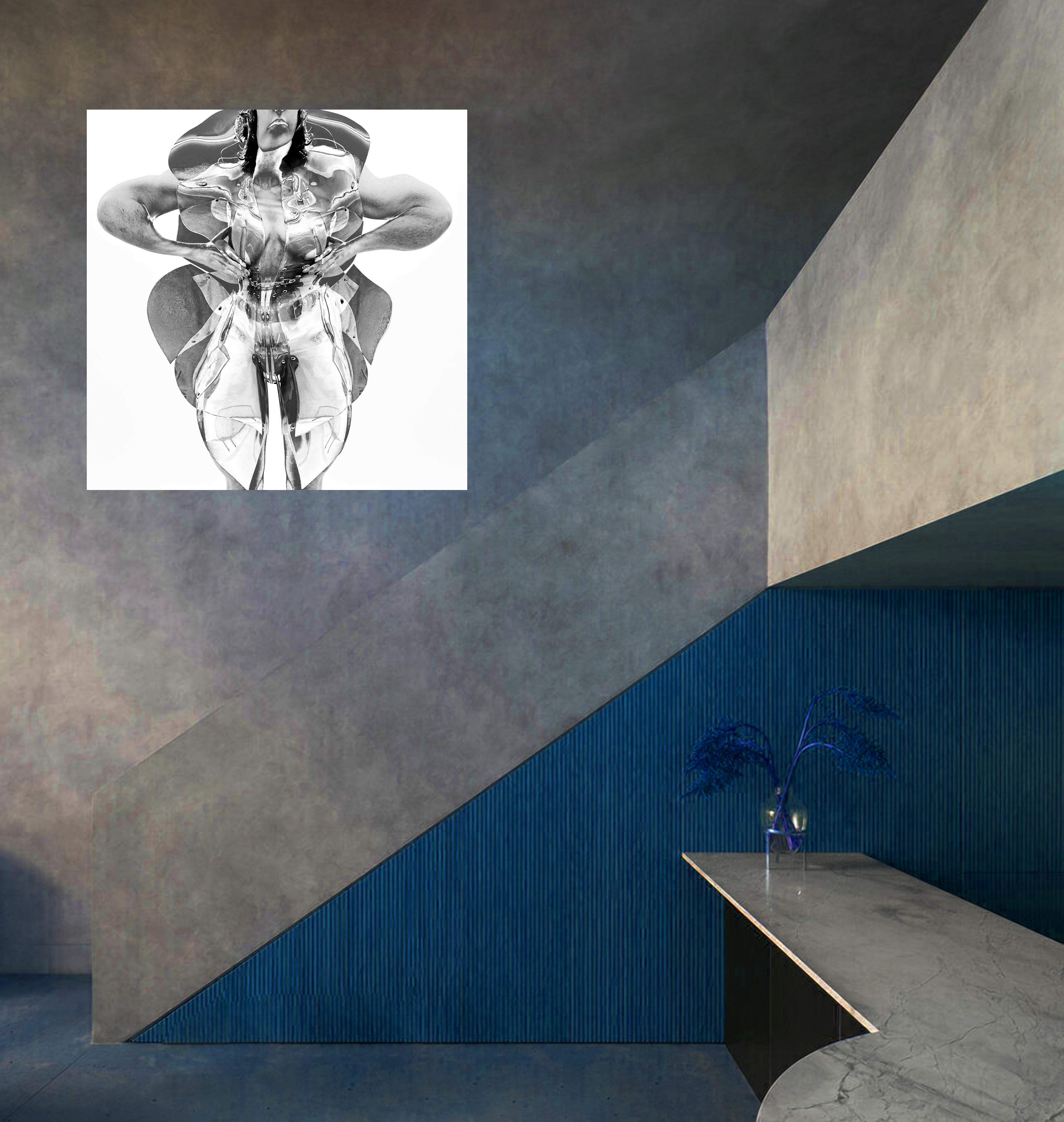 Jivomir Domoustchiev Pop Art digital art future fashion nft artistic expression love present poster metal print collectible fashion photography modern brutalist feminist designer creator futurism wall art interior design furniture couch sofa london berlin new york