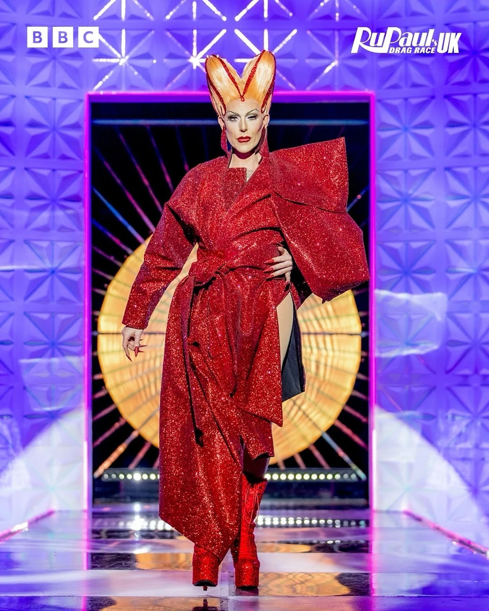 Dita Garbo Wearing Jivomir Domoustchiev for Ru Paul Drag Race