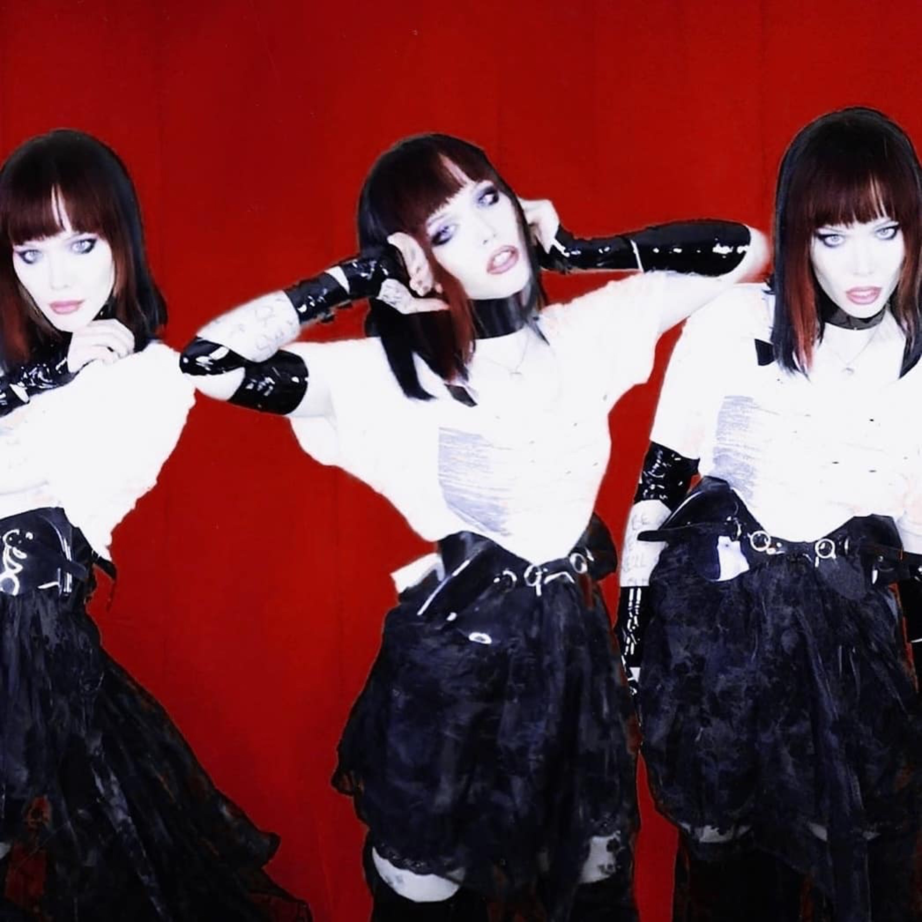 Alice Glass wearing Jivomir Domoustchiev Nightmares video