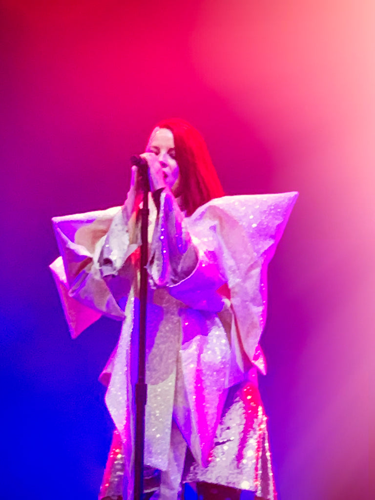 Garbage 'Shirley Manson' ❤️ x Jivomir Domoustchiev star glitter coat