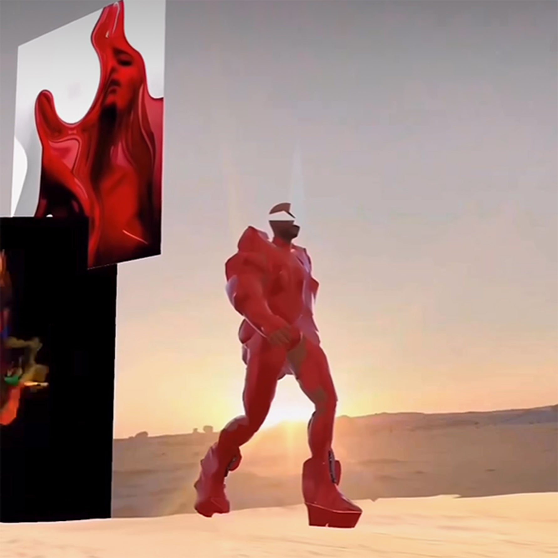 Jivomir Domoustchiev digital metaverse wearable nft collection x Playground App x Red Eye Metazine