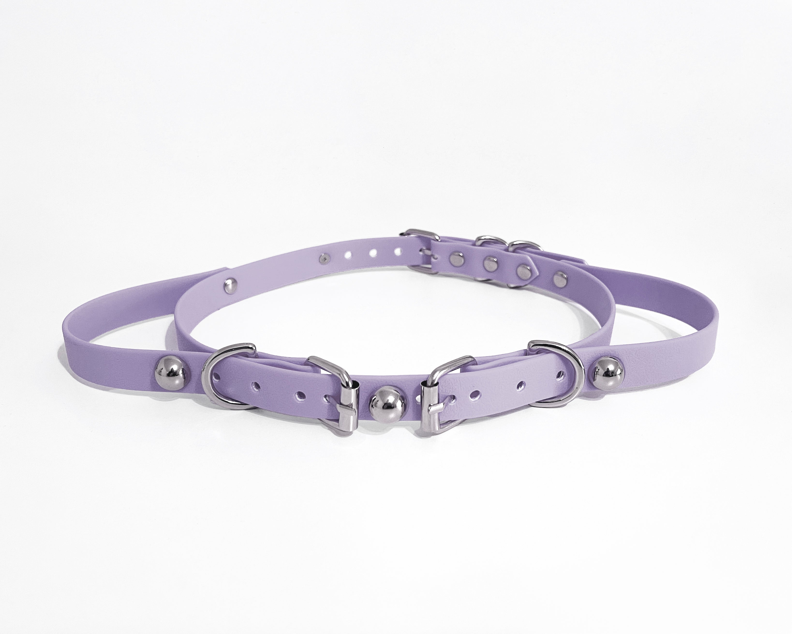 ATÉLIER JIVOMIR Vegan Rubberised Waterproof strapping belt fashion accessory neon 