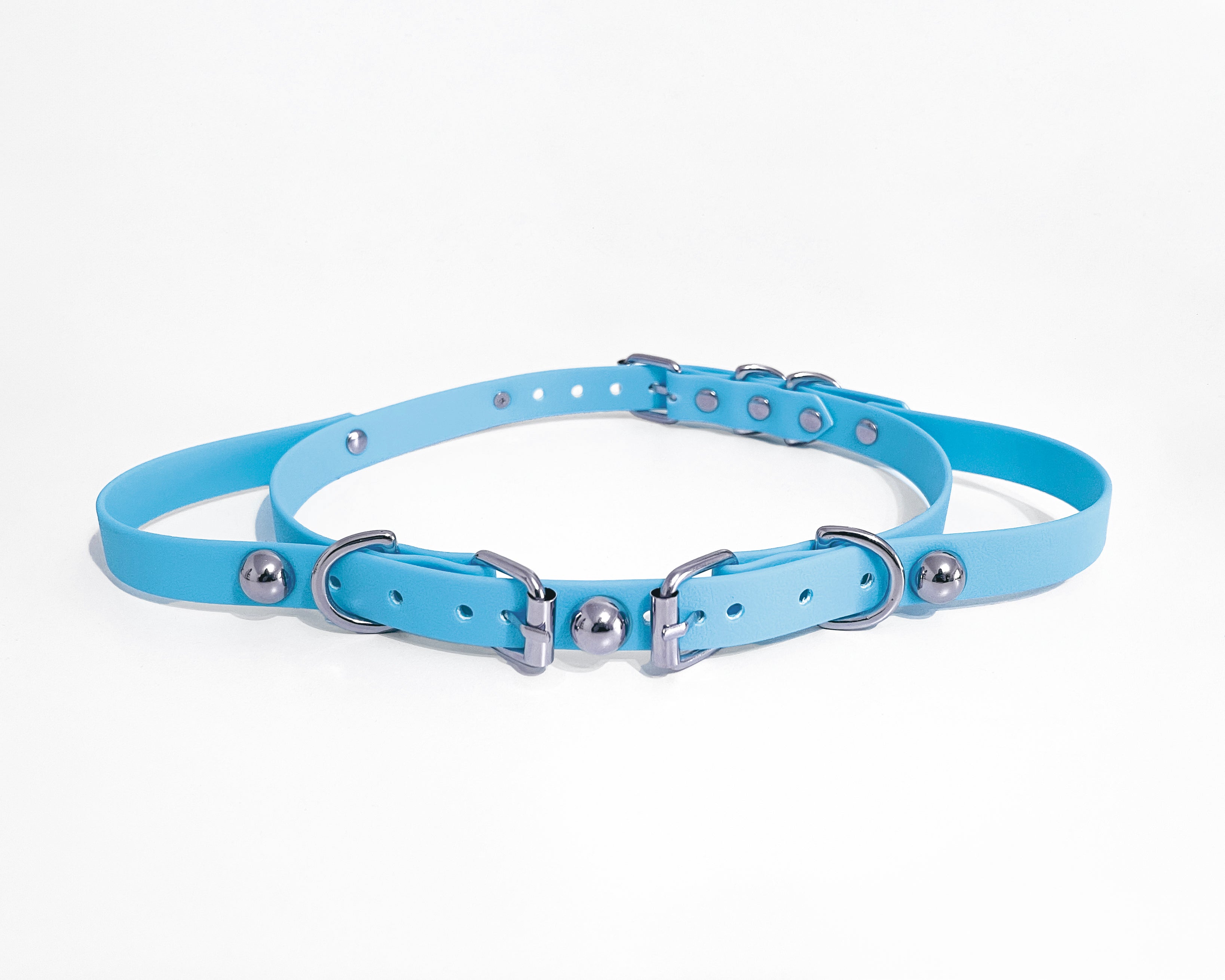 ATÉLIER JIVOMIR Vegan Rubberised Waterproof strapping belt fashion accessory neon 