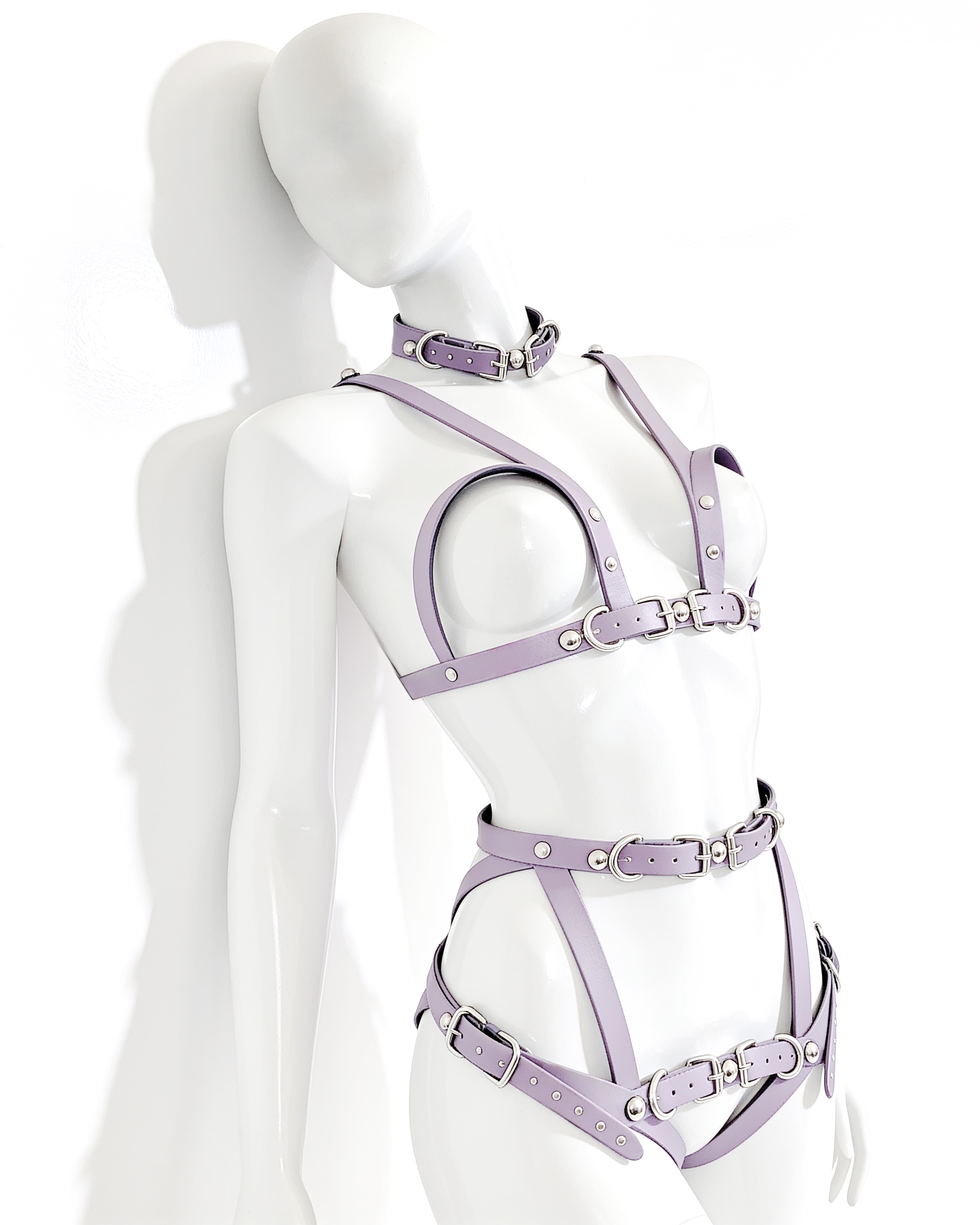 ATÉLIER JIVOMIR LUXURY VEGAN FASHION ACCESSORIES KINK HARNESS HAND CRAFTED INTIMATES LINGERIE 