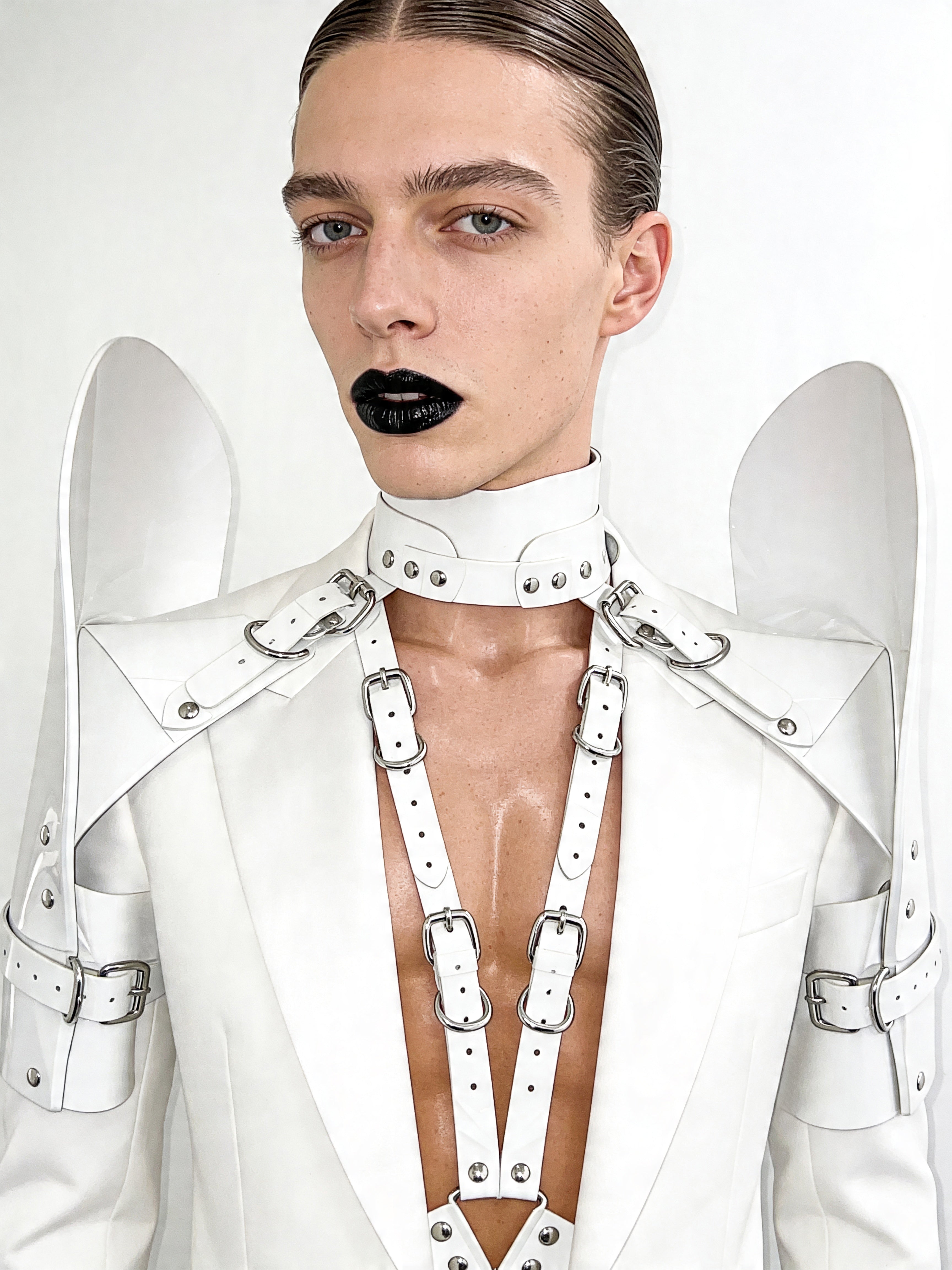 ATÉLIER JIVOMIR  MENS VEGAN HARNESS LUXURY FASHION ACCESSORIES  CRAFTED  