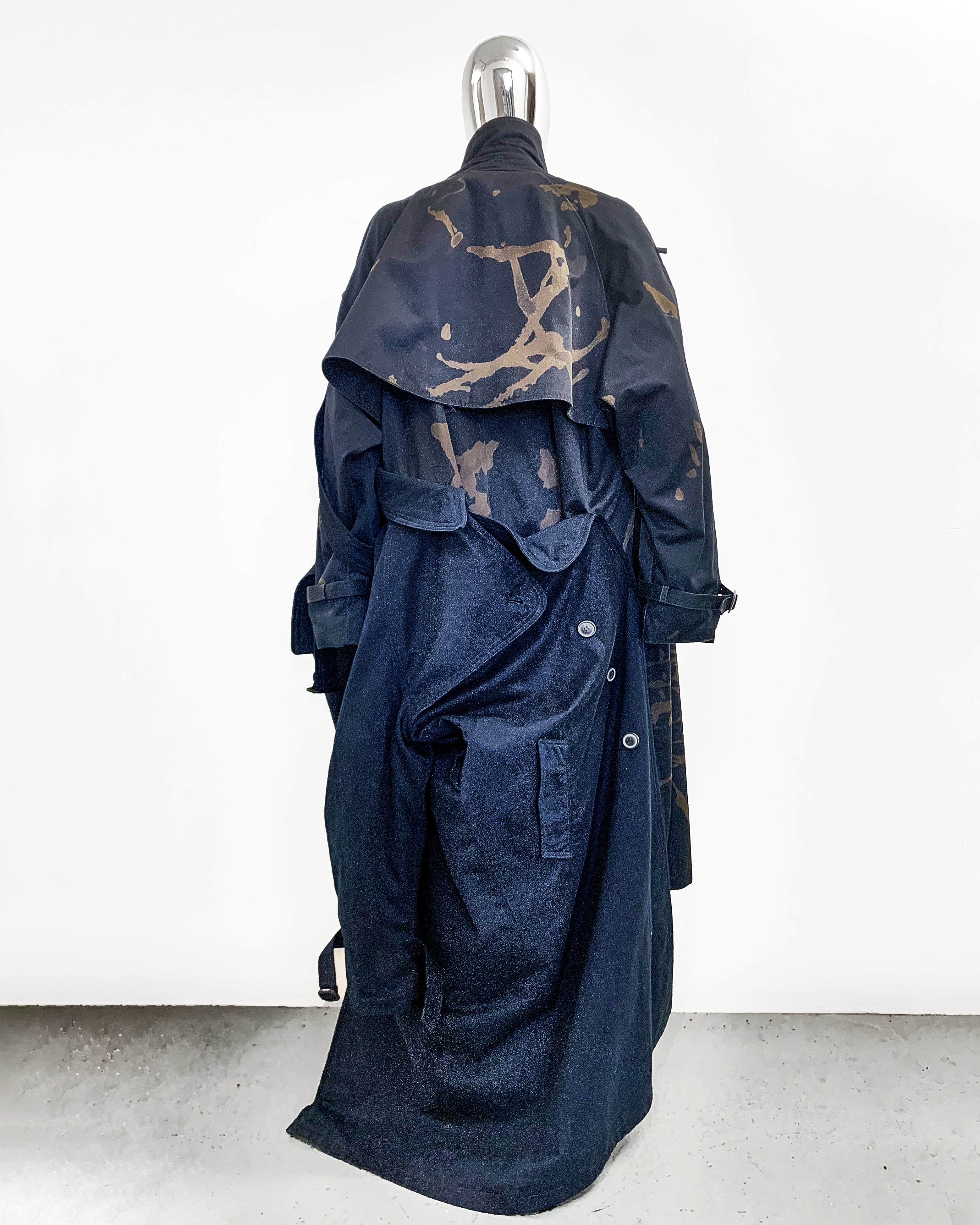 ATÉLIER JIVOMIR KENDO TRENCH REPURPOSED MULTI COAT JACKET LUXURY AVANT GARDE FASHION EXPRESSION