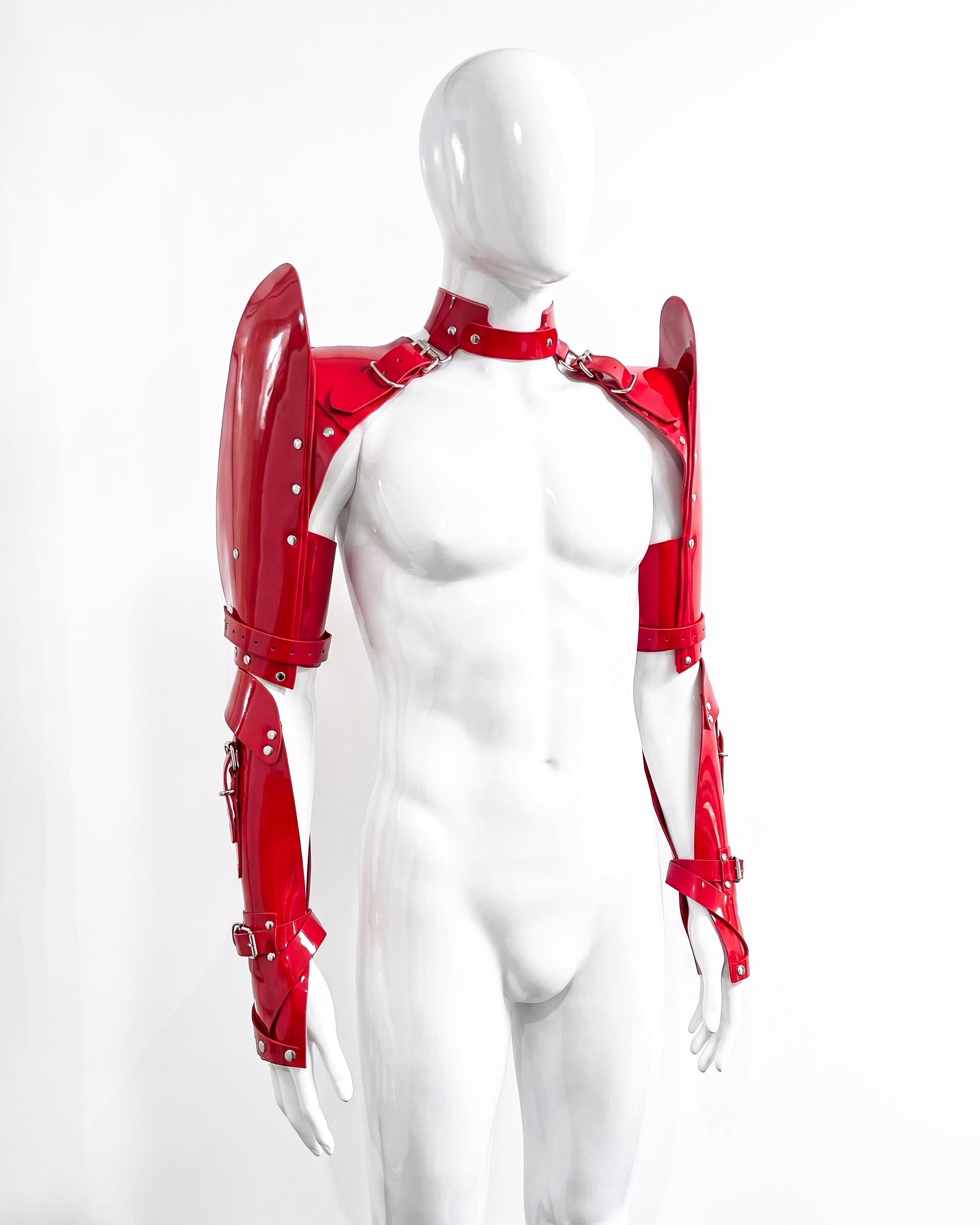 ATÉLIER JIVOMIR  MENS VEGAN HARNESS LUXURY FASHION ACCESSORIES  CRAFTED  UNISEX GENDERLESS BODY JEWELLERY KINK