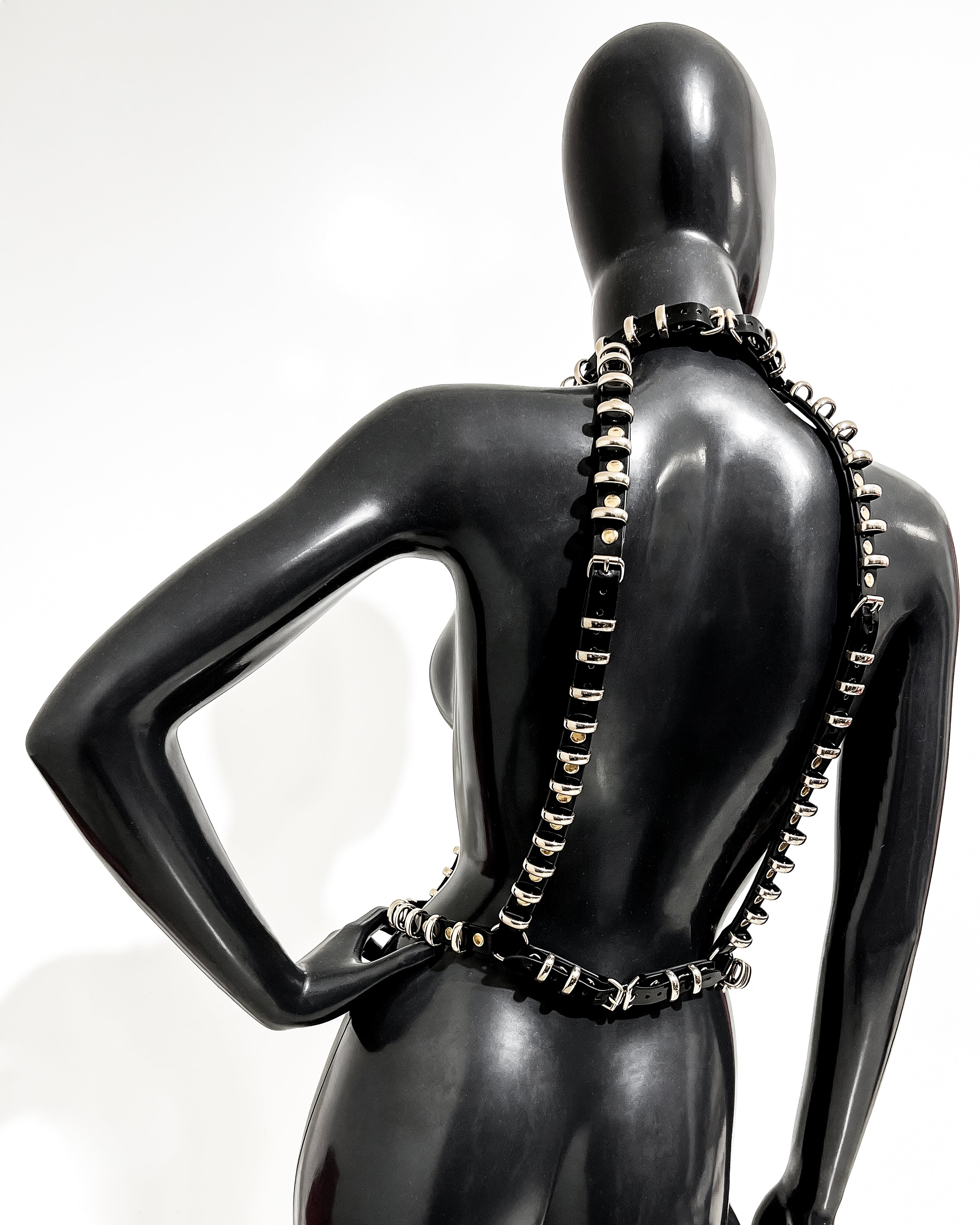ATÉLIER JIVOMIR LUXURY MINI RING HARNESS GOLD SILVER KINK FASHION ACCESSORY LUX ESSENTIAL HAND CRAFTED 