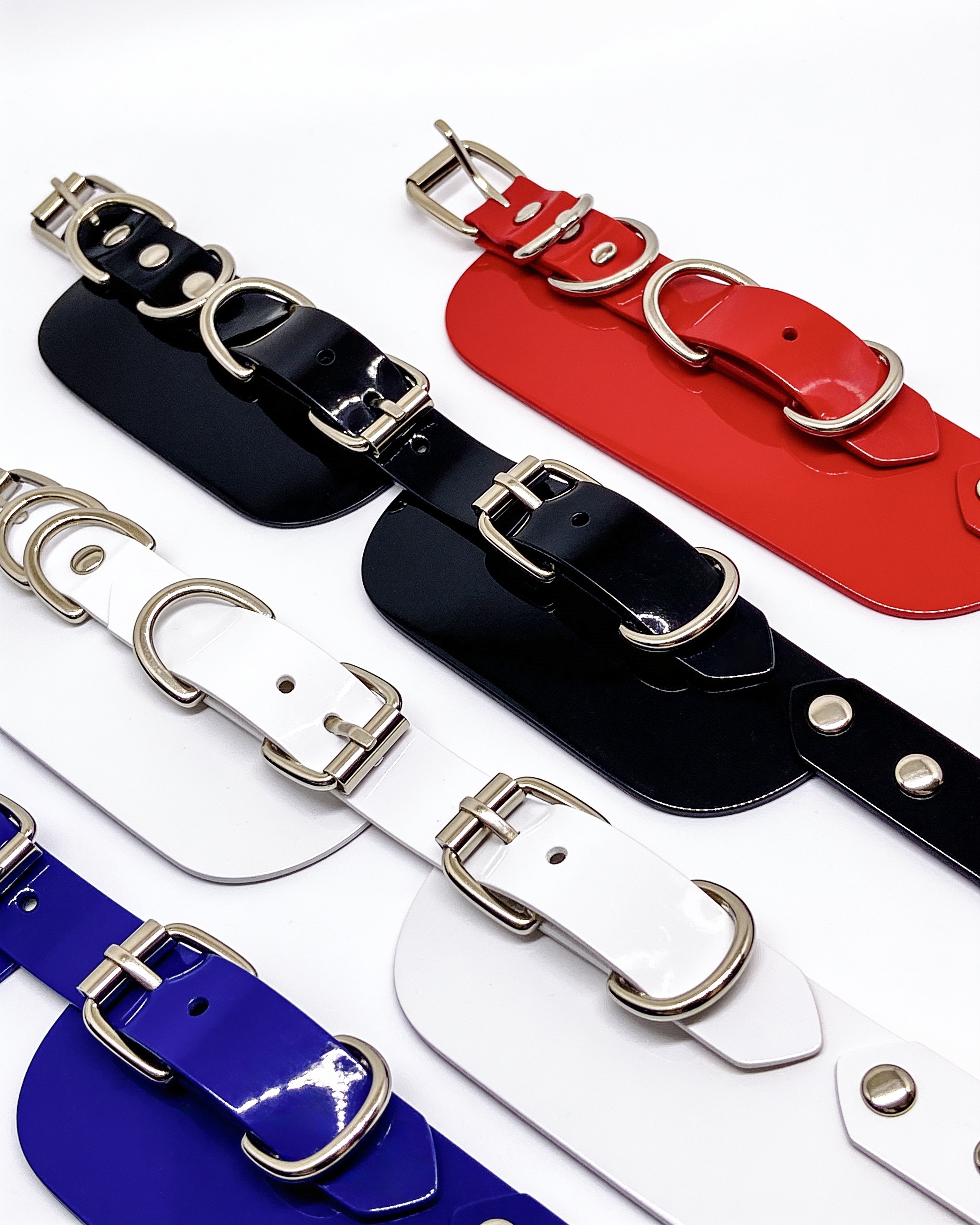ATÉLIER JIVOMIR VEGAN VYNIL LUXURY CHOKER DOG COLLAR GENDERLESS FASHION ACCESSORY