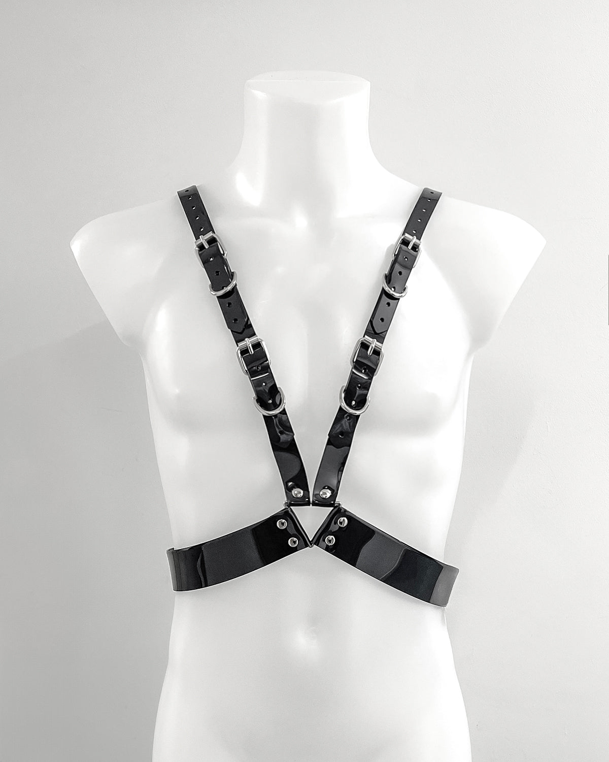 ATÉLIER JIVOMIR FULLY TRAPPED MENS VEGAN KINK HARNESS LUXURY FASHION ACCESSORIES  CRAFTED MENS