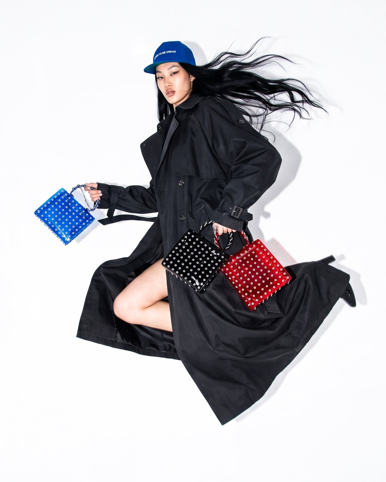 The Secret LUXURY VEGAN Purse HAND Bag ATÉLIER JIVOMIR must have small purse vegan vinyl handbag styled jumping