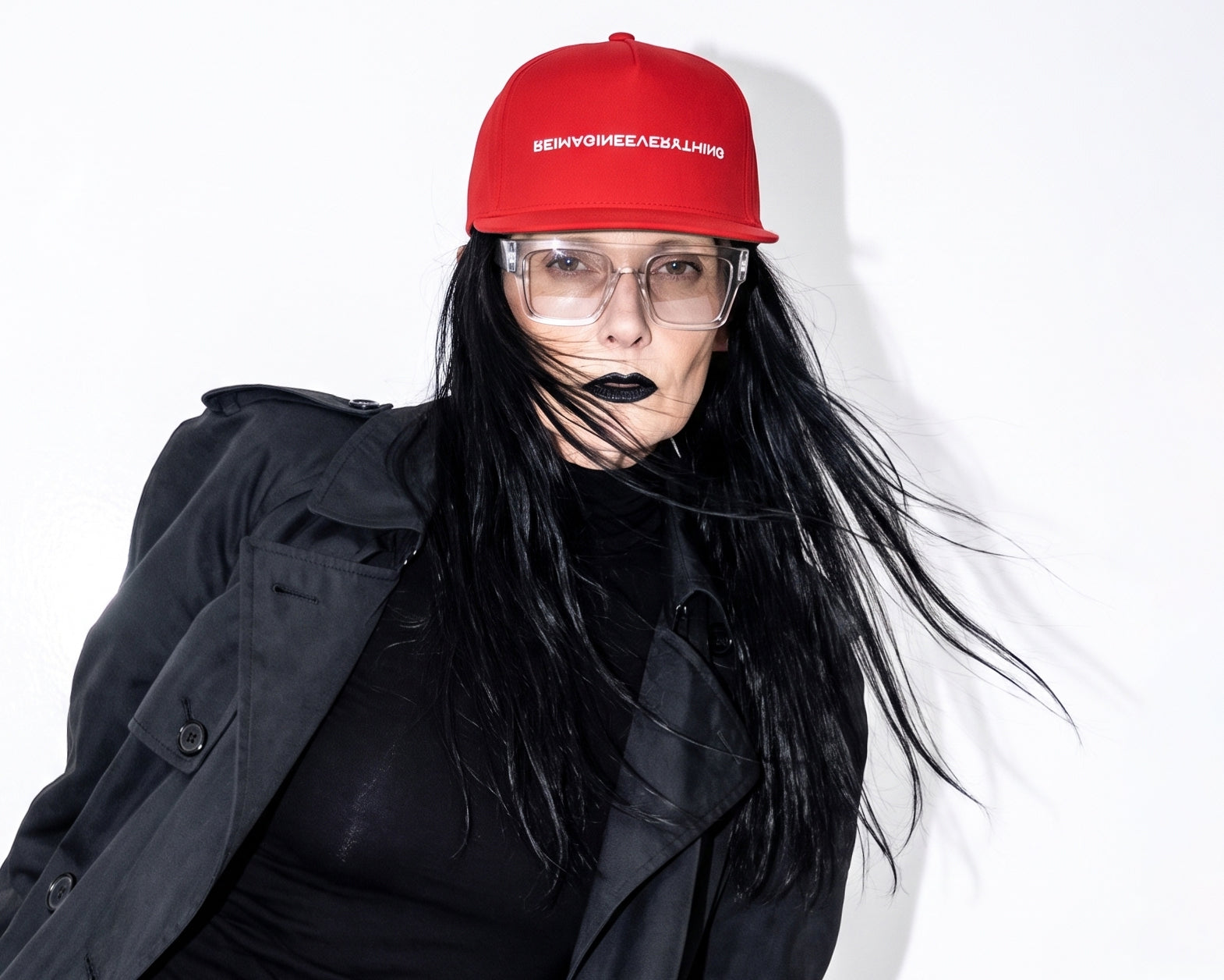 ATELIER JIVOMIR REIMAGINEEVERYTHING HAT BLACK SNAPBACK MERCH