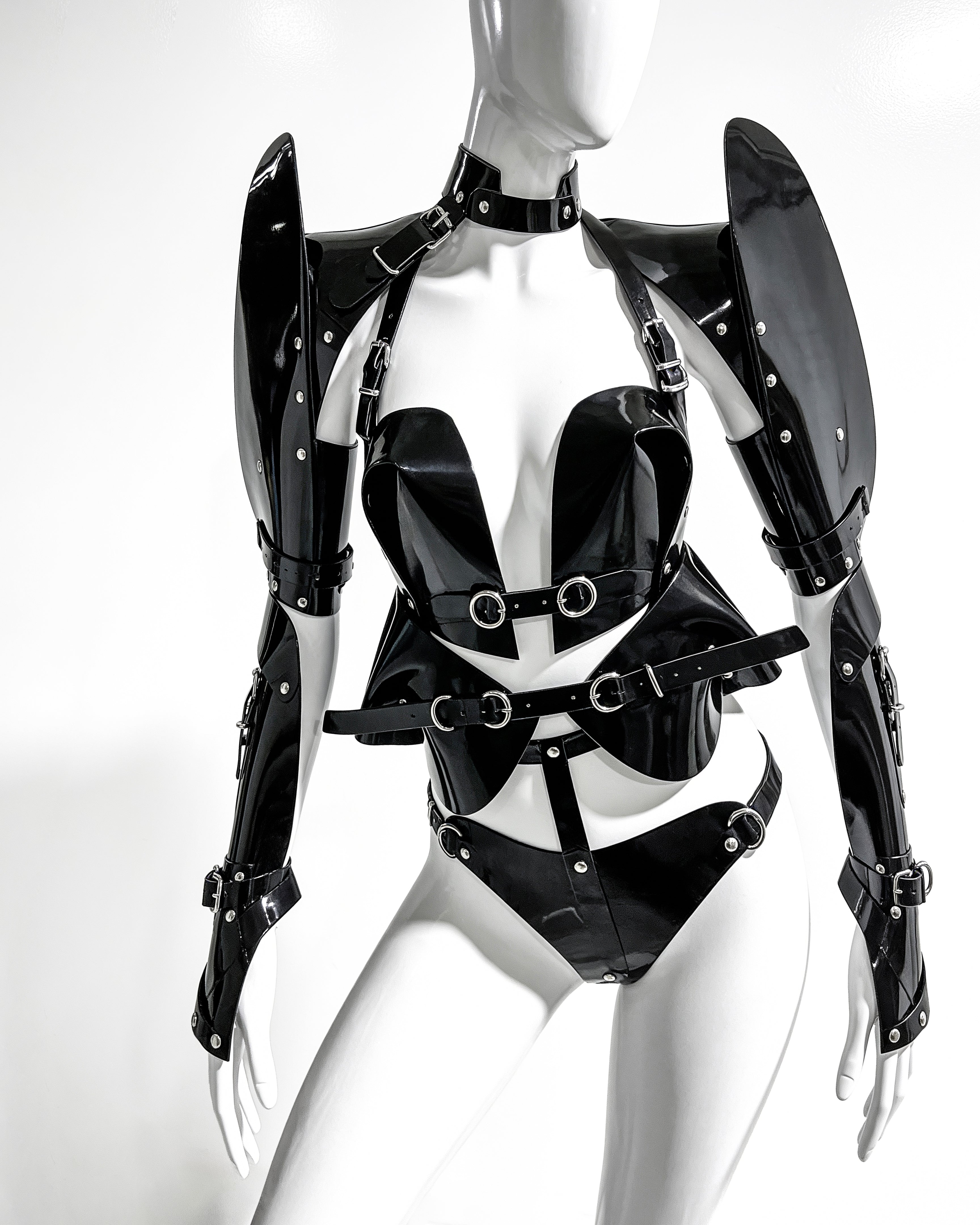 ATÉLIER JIVOMIR LUXURY VEGAN FASHION ACCESSORIES CRAFTED TO ORDER KINK MUST HAVE LATEX 