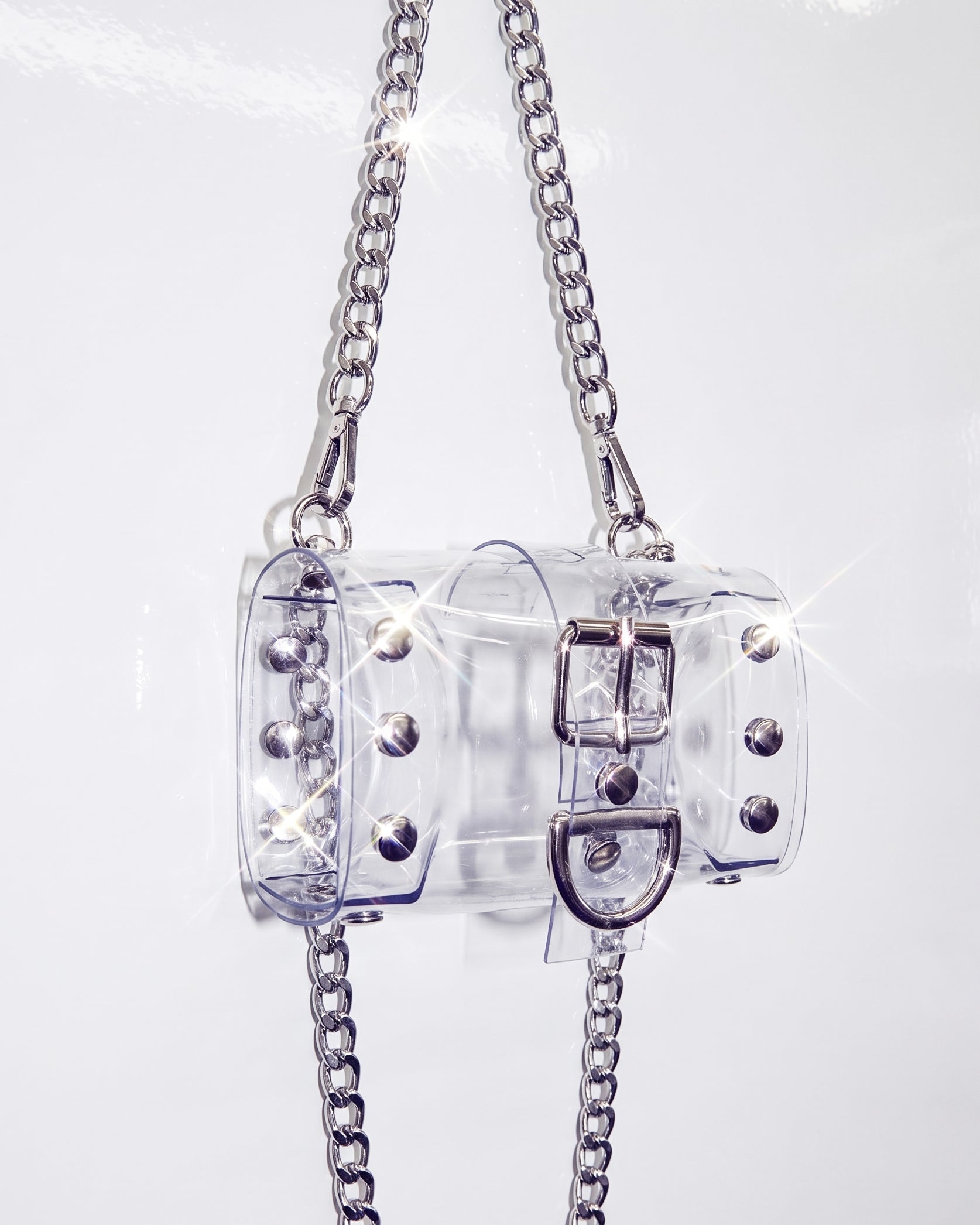 The Secret LUXURY VEGAN Purse HAND Bag ATÉLIER JIVOMIR must have small purse vegan vinyl handbag CLEAR PVC