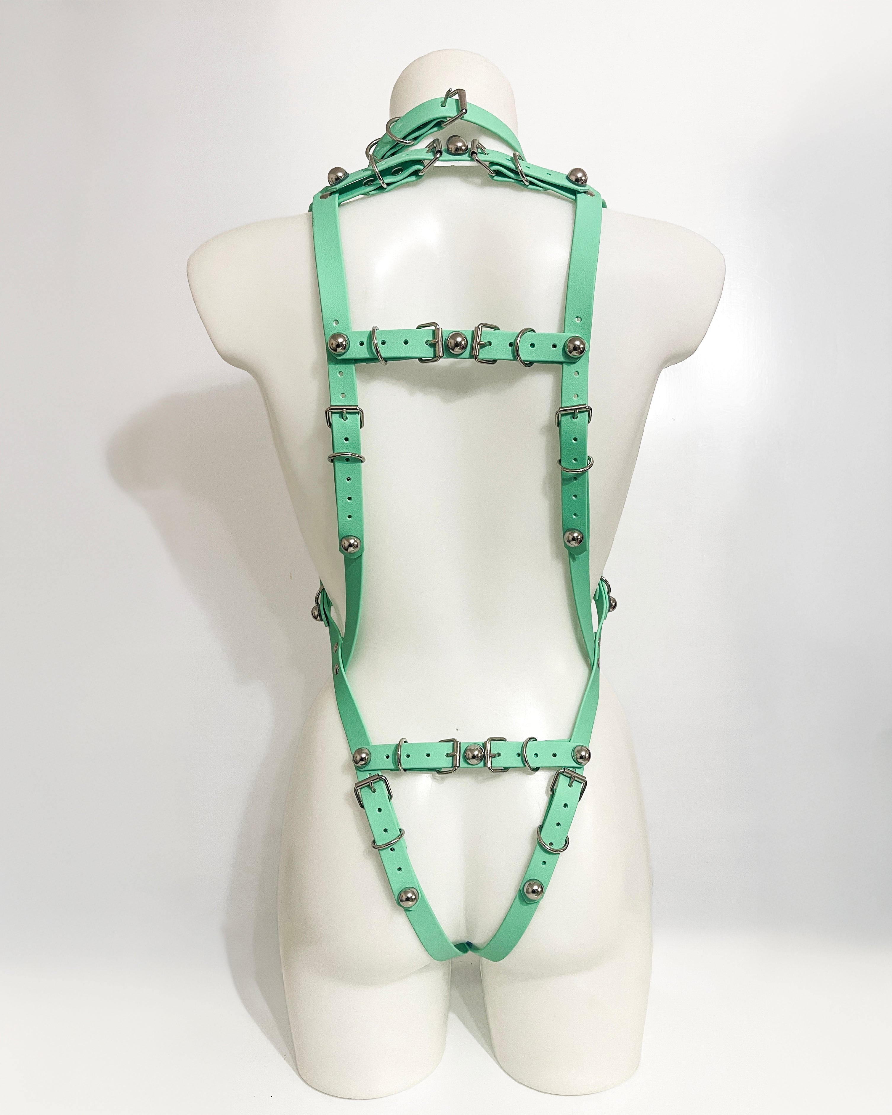 Strappe ATÉLIER JIVOMIR future fashion kink collection vegan must have collectible cosplay superhero rave club wear designer luxury styling 