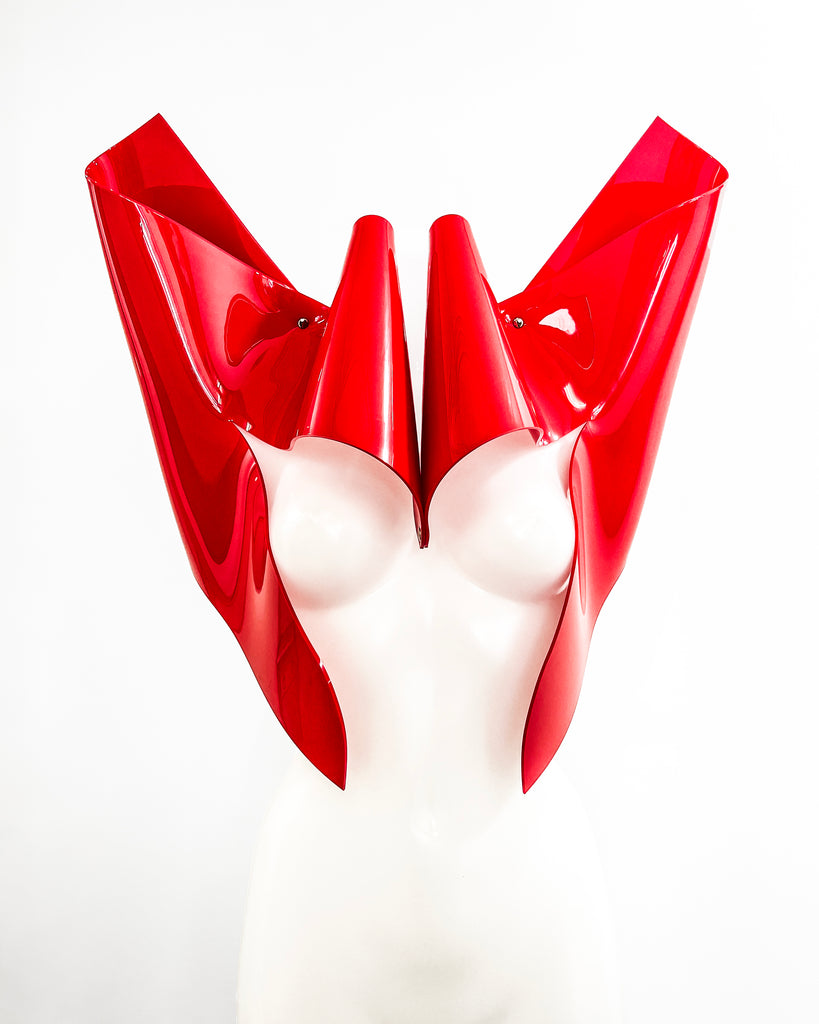 Jivomir Domoustchiev vegan fashion future sculpture design cosplay superhero love robot must've luxury Jivomir Domoustchiev vegan fashion future sculpture design cosplay superhero love robot must've luxury shoulder pads kink