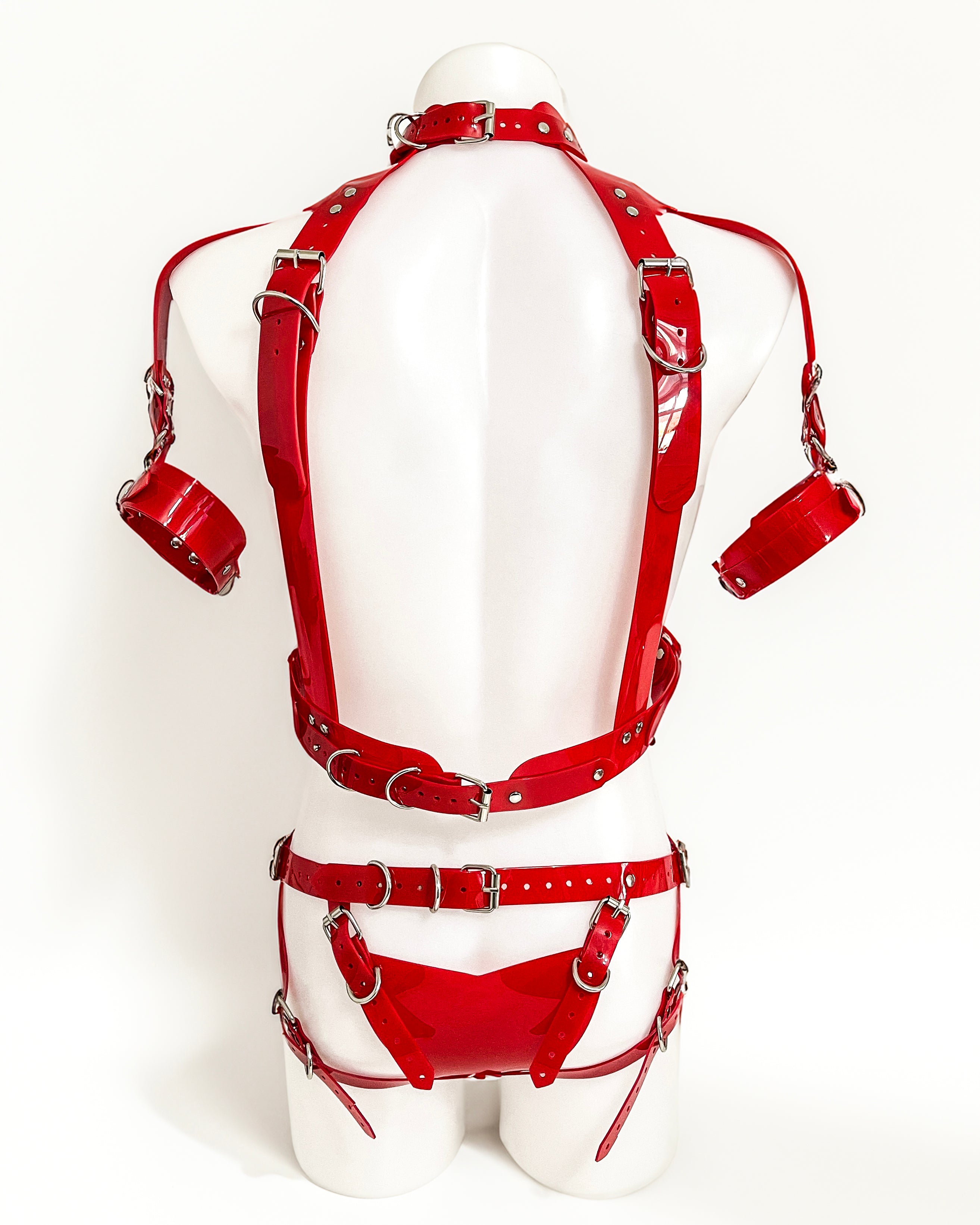 Jivomir Domoustchiev harness set vegan kink fashion accessories hand crafted luxury must have future love designer present 