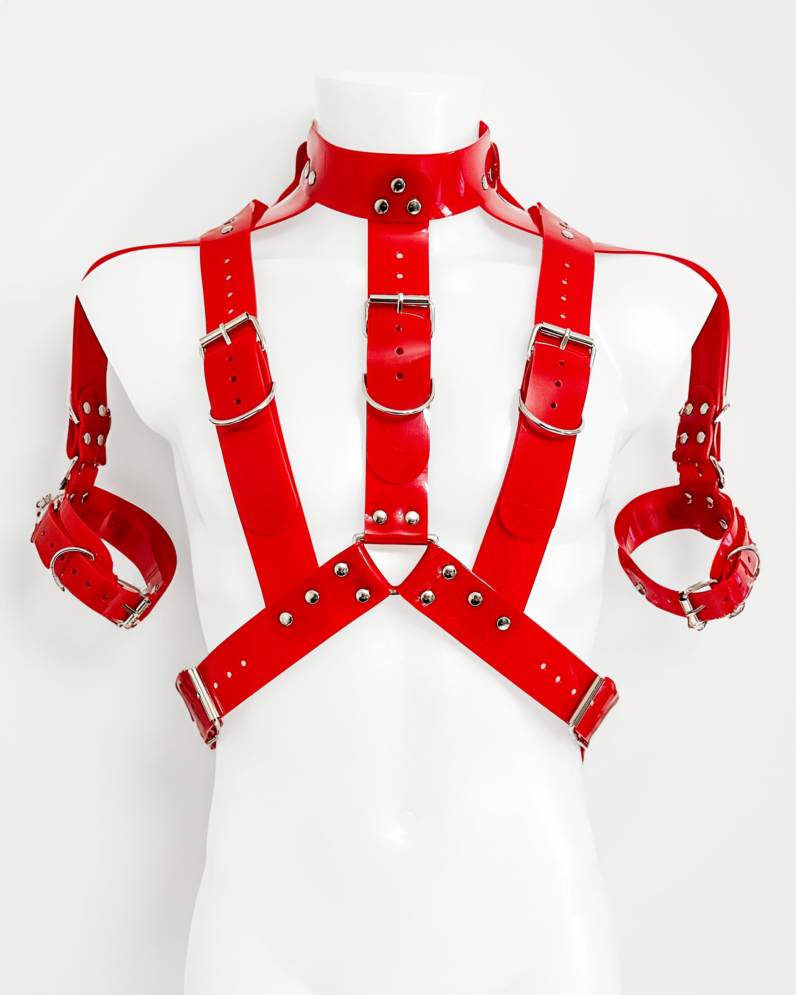 Jivomir Domoustchiev harness set vegan kink fashion accessories hand crafted luxury must have future love designer present 