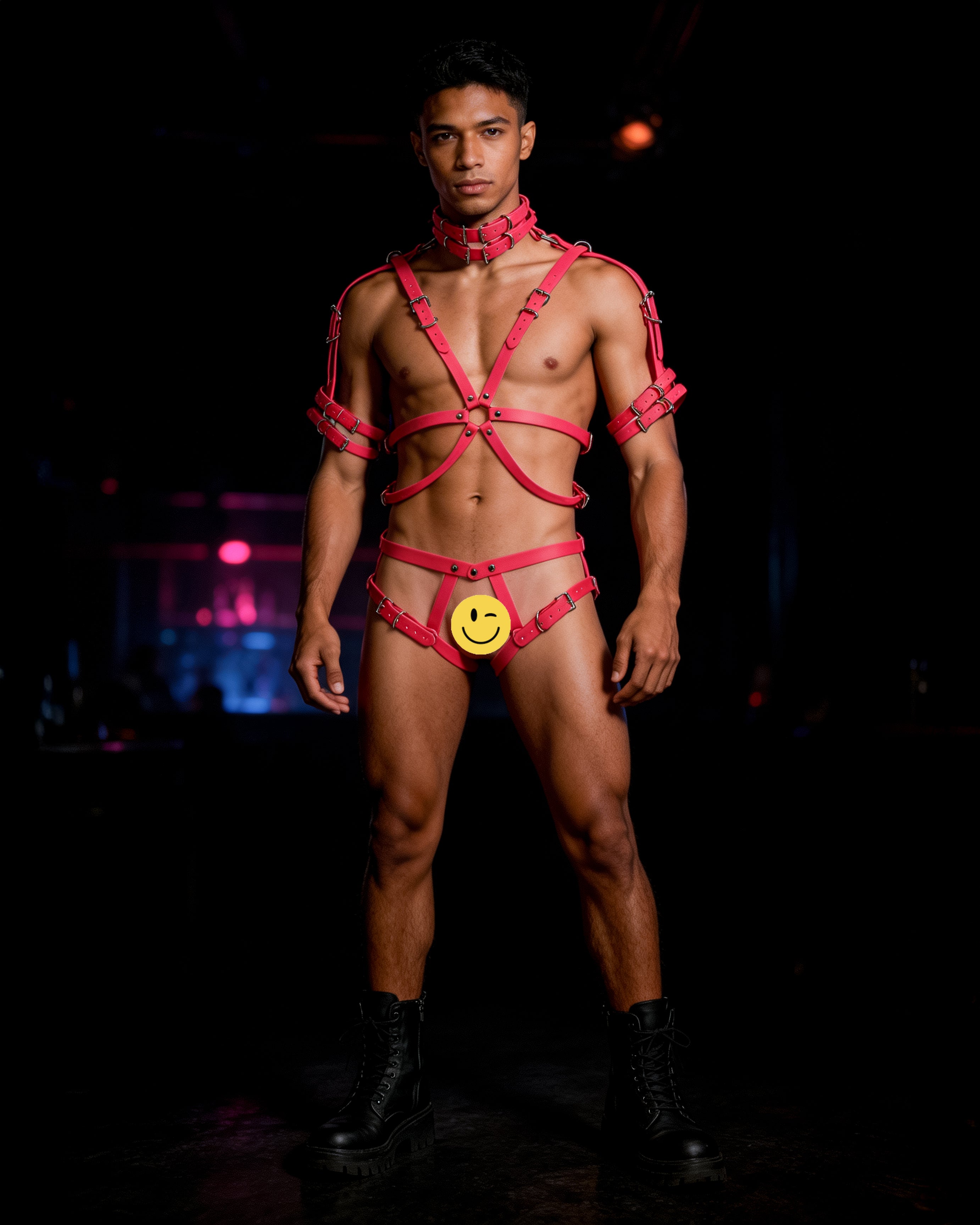 STRAPPE BIO HARNESS COLLECTION ATELIER JIVOMIR VEGAN FUTURE FASHION KINK CRAFTED FUTURE LUXURY