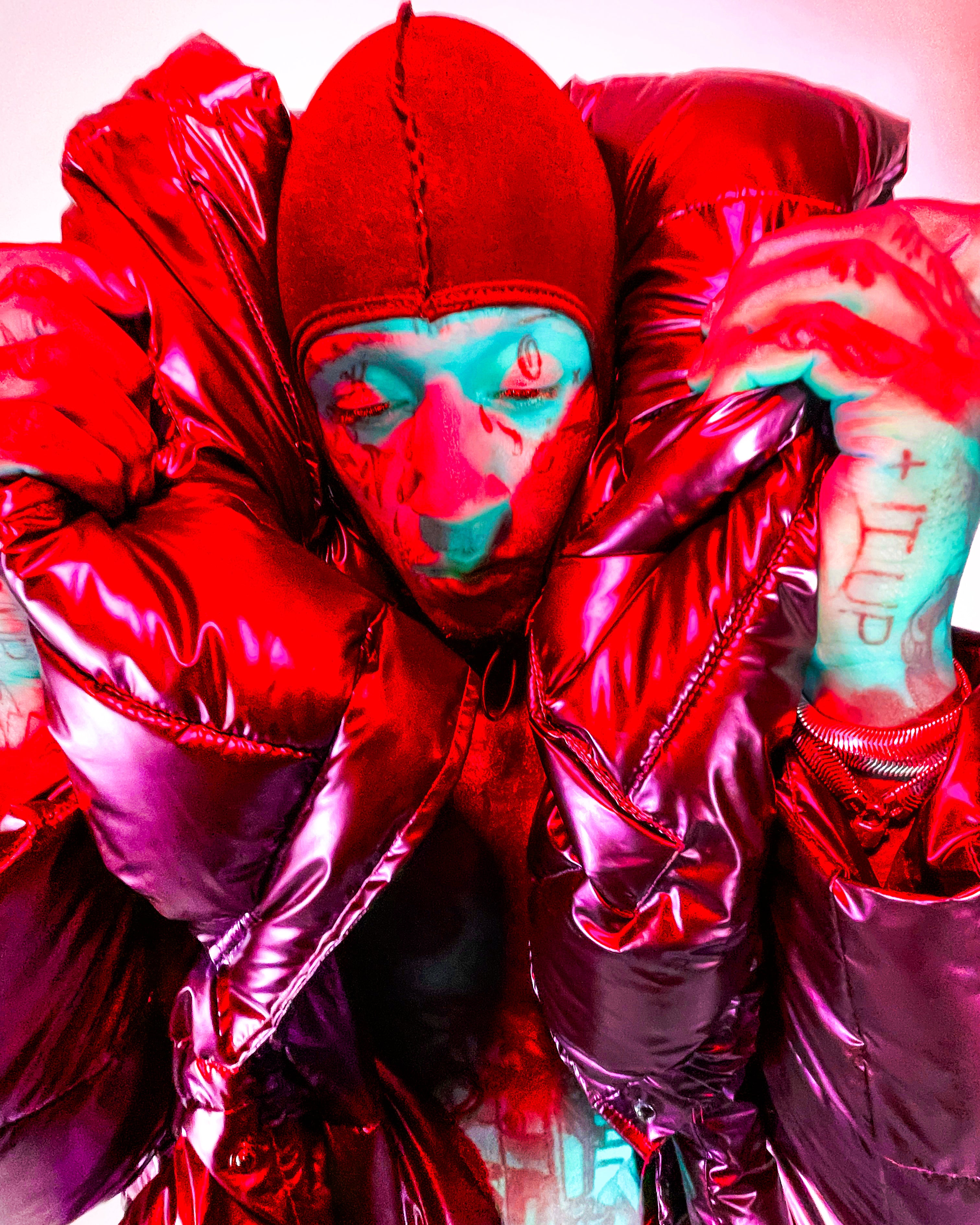 ATÉLIER JIVOMIR repurposed wearable sculpture puf coat CRAFTED AVANT GARDE EXPRESSION