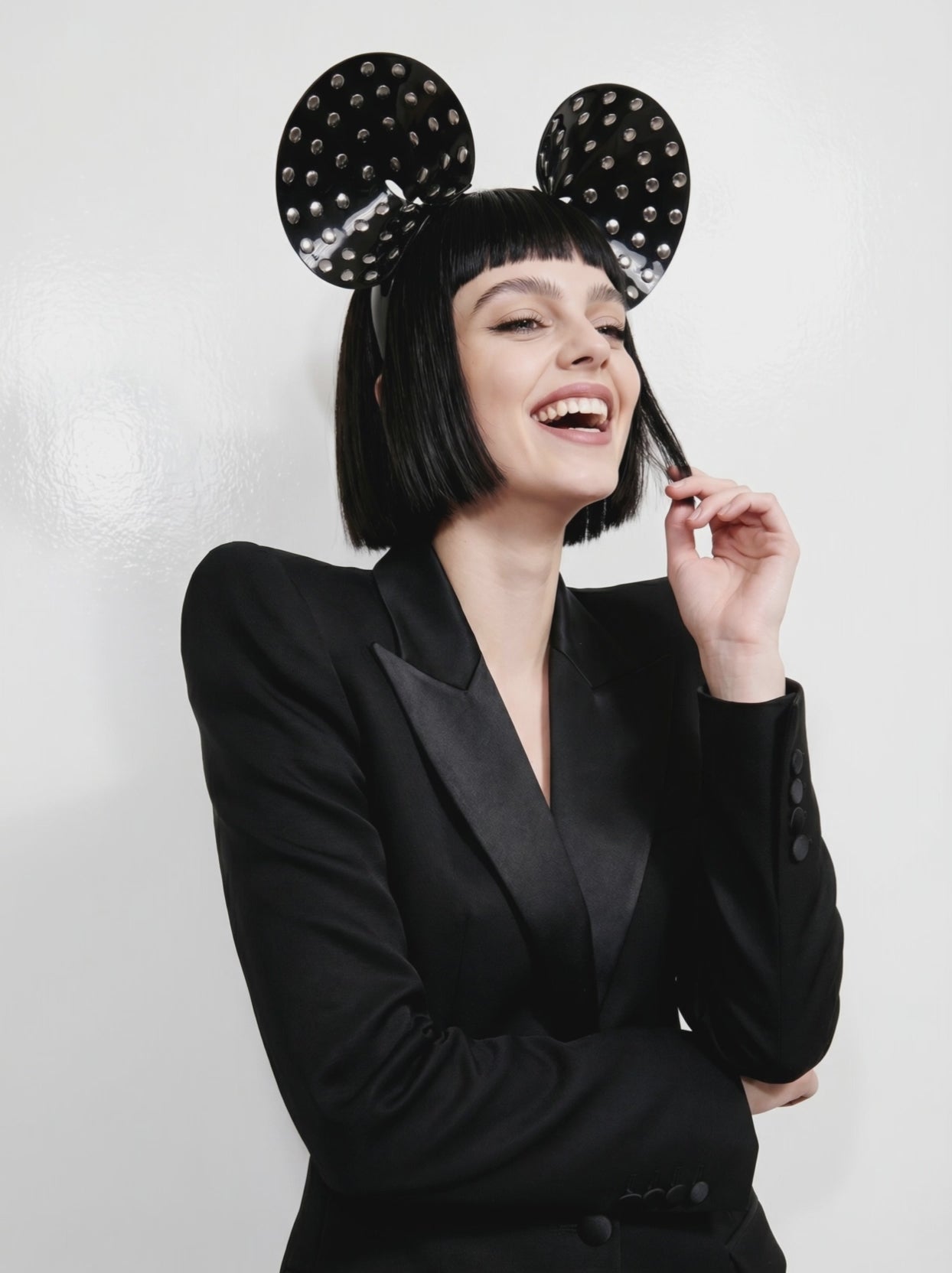 ATÉLIER JIVOMIR LUXURY VEGAN FASHION AND ACCESSORIES STUDDED HEABAND
