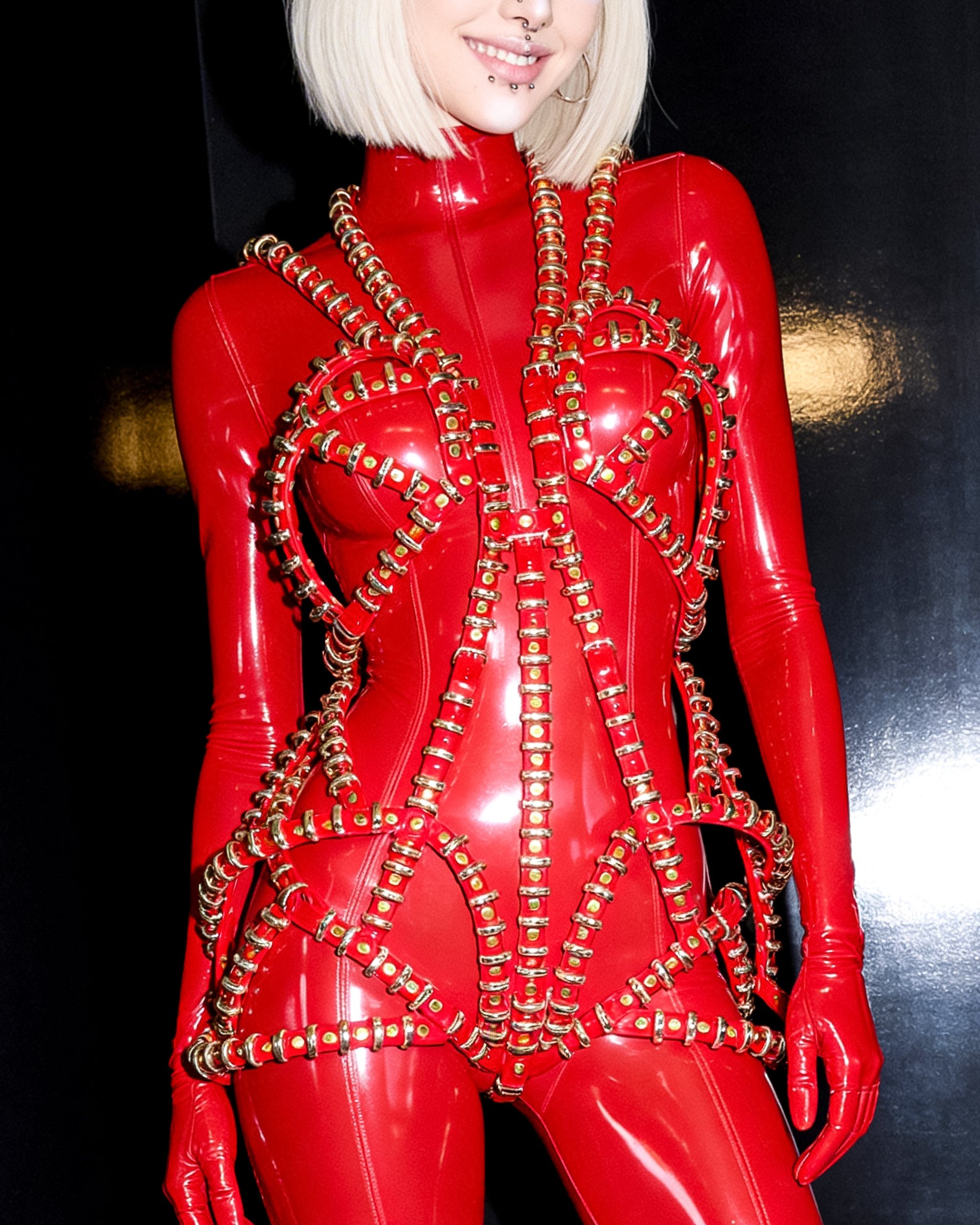 Jivomir Domoustchiev vegan future fashion wearable sculpture dress kink love designer luxury artistic expression hand carafted