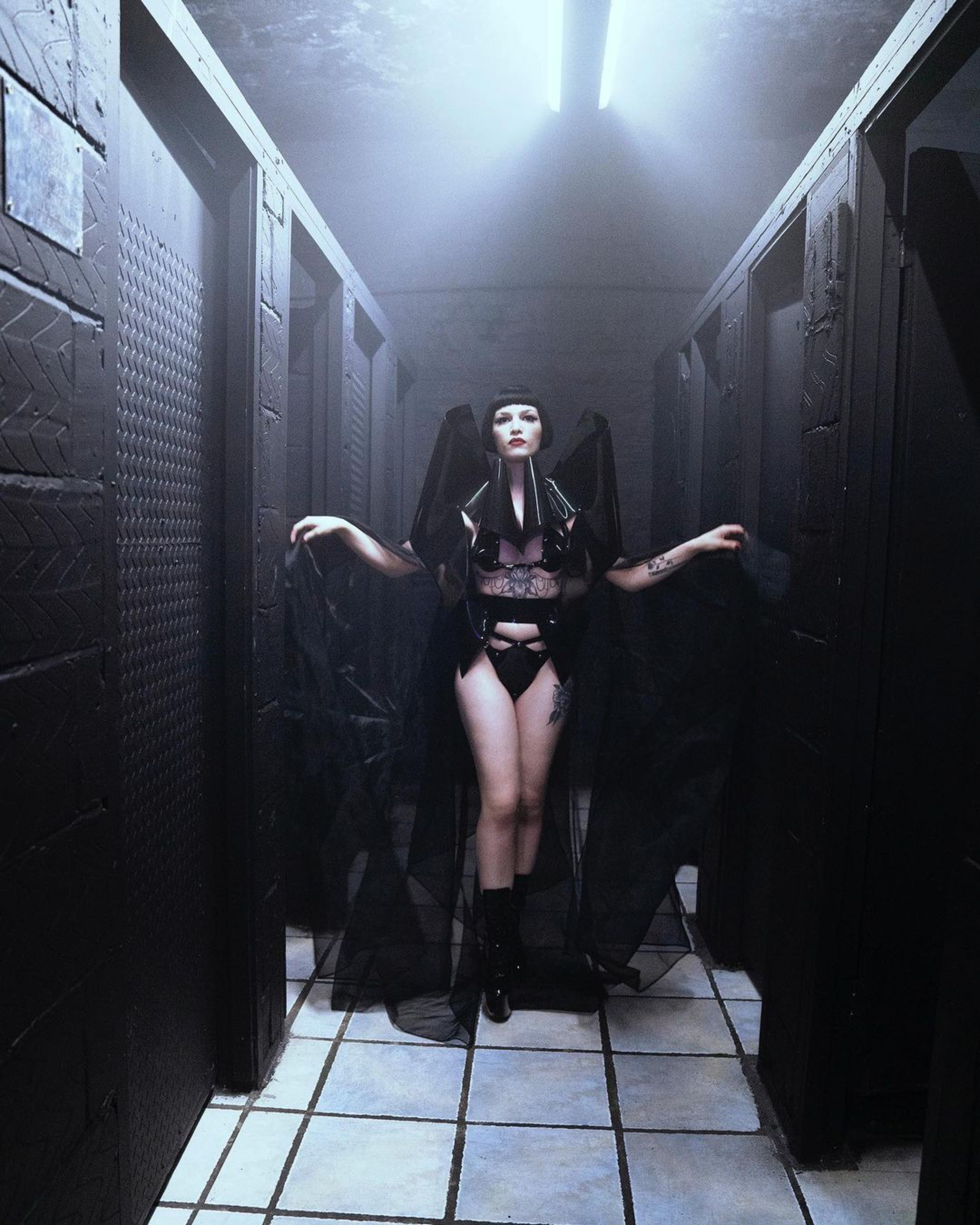 ATÉLIER JIVOMIR V POINT SET LUXURY VEGAN FASHION AVANT-GARDE KINK LINGERIE STATEMENT INTIMATES CRAFT GOTH