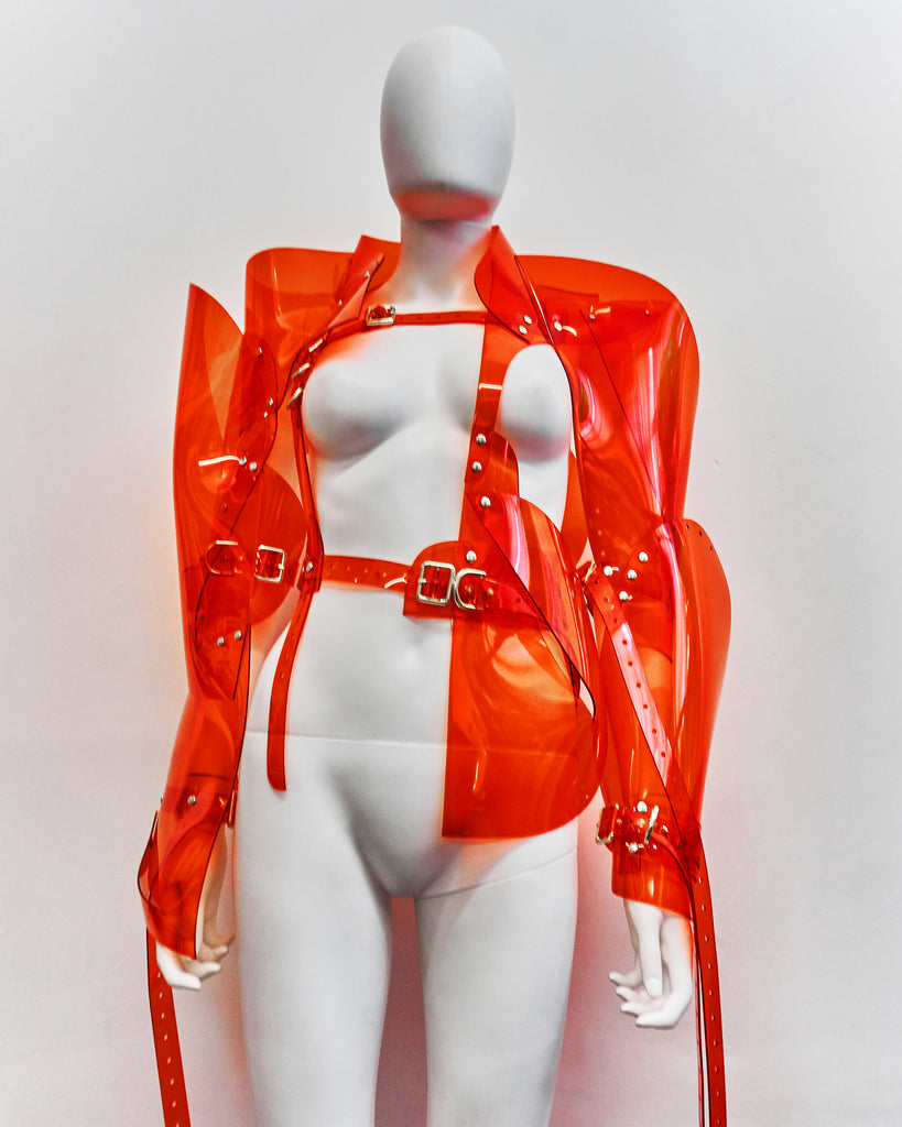 Jivomir Domoustchiev reimagine future sculpture fashion jacket superhero cosplay love robot design future vegan Jivomir Domoustchiev reimagine future sculpture fashion jacket superhero cosplay love robot design future vegan  kink asymmetric love styling design lux hand crafted London future 