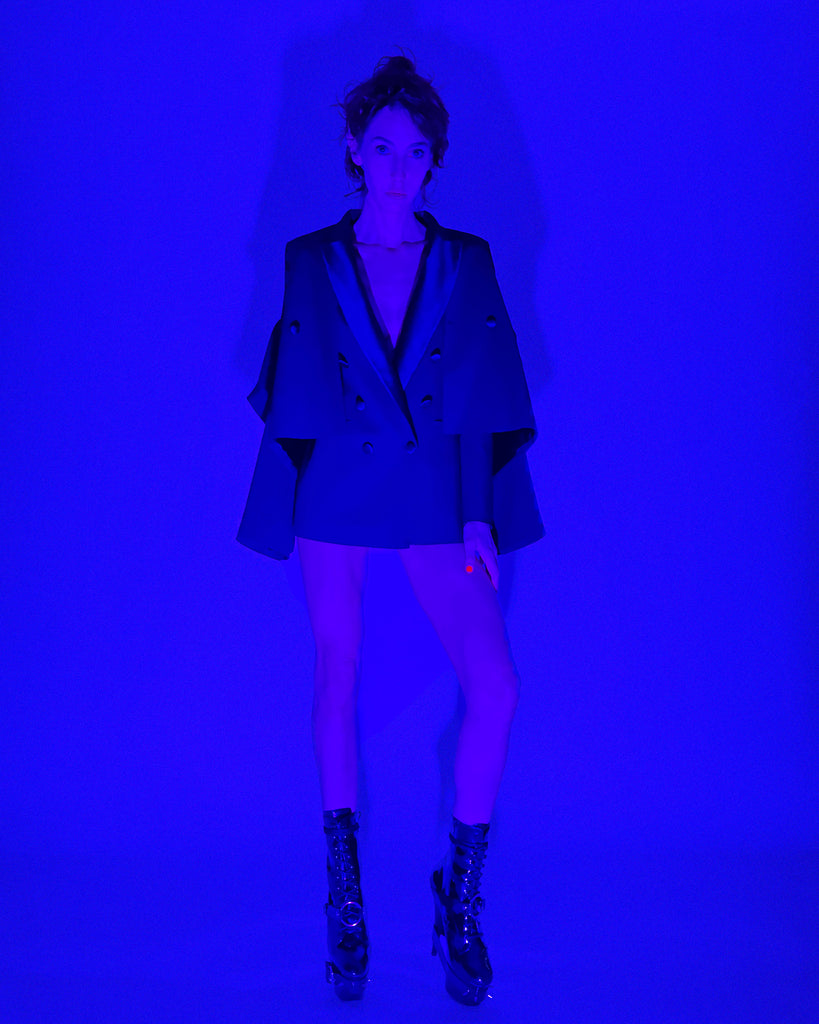 Jivomir Domoustchiev tailored reimagined repurposed tailoring suit dress hand crafted to order tailoring re purpose redesign remake future fashion couture hand crafted to order
