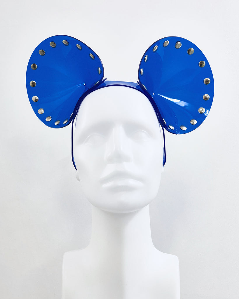 Jivomir Domoustchiev vegan vinyl pvc fashion wearable sculpture hand crafted to order only in East London Atelier independent luxury brand cuffs accessories