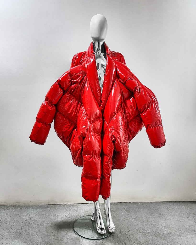 Shapeshifter Bubble Coat ❤️ by Jivomir Domoustchiev reimagined puffer coat