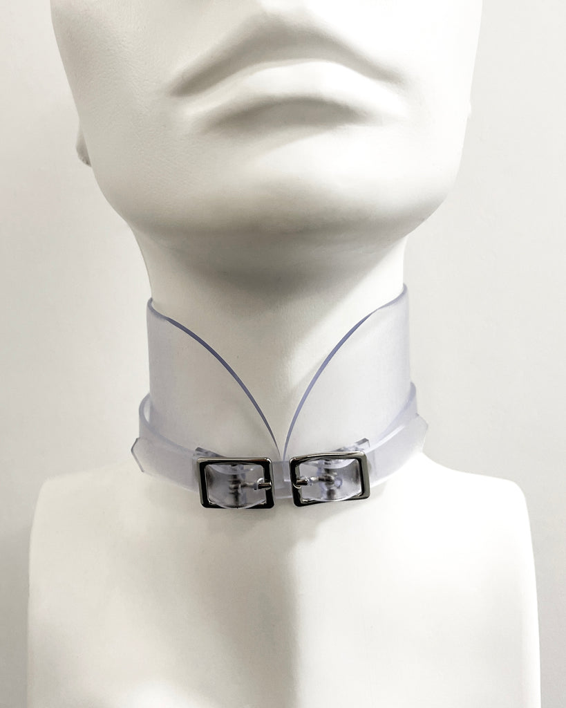 Jivomir Domoustchiev x Julien McDonald fashion accessories belt harness collar choker bra bustier peplum corset kink cosplay vegan hand crafted London