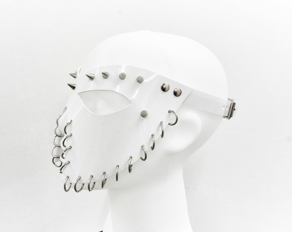 Jivomir Domoustchiev We are all Superhero's vegan vinyl studded maskJivomir Domoustchiev We are all Superhero's vegan vinyl studded mask carnival mardi gras cosplay 