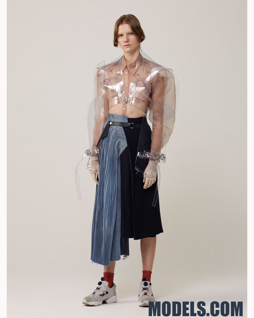 Jivomir Domoustchiev vegan vinyl sculpture jacket transparent fashion future fetish kink couture robot love design luxury vogue 